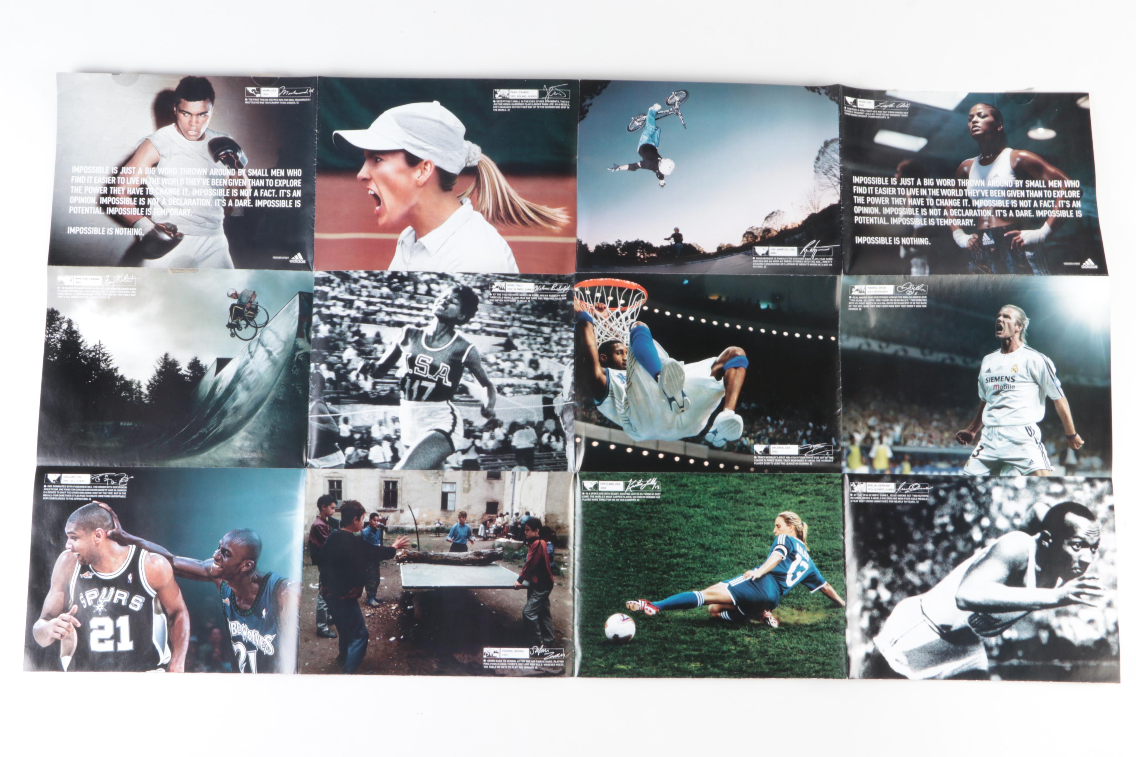 Wheaties Michael Jordan Posters with Muhammad Ali, Others Adidas Poster