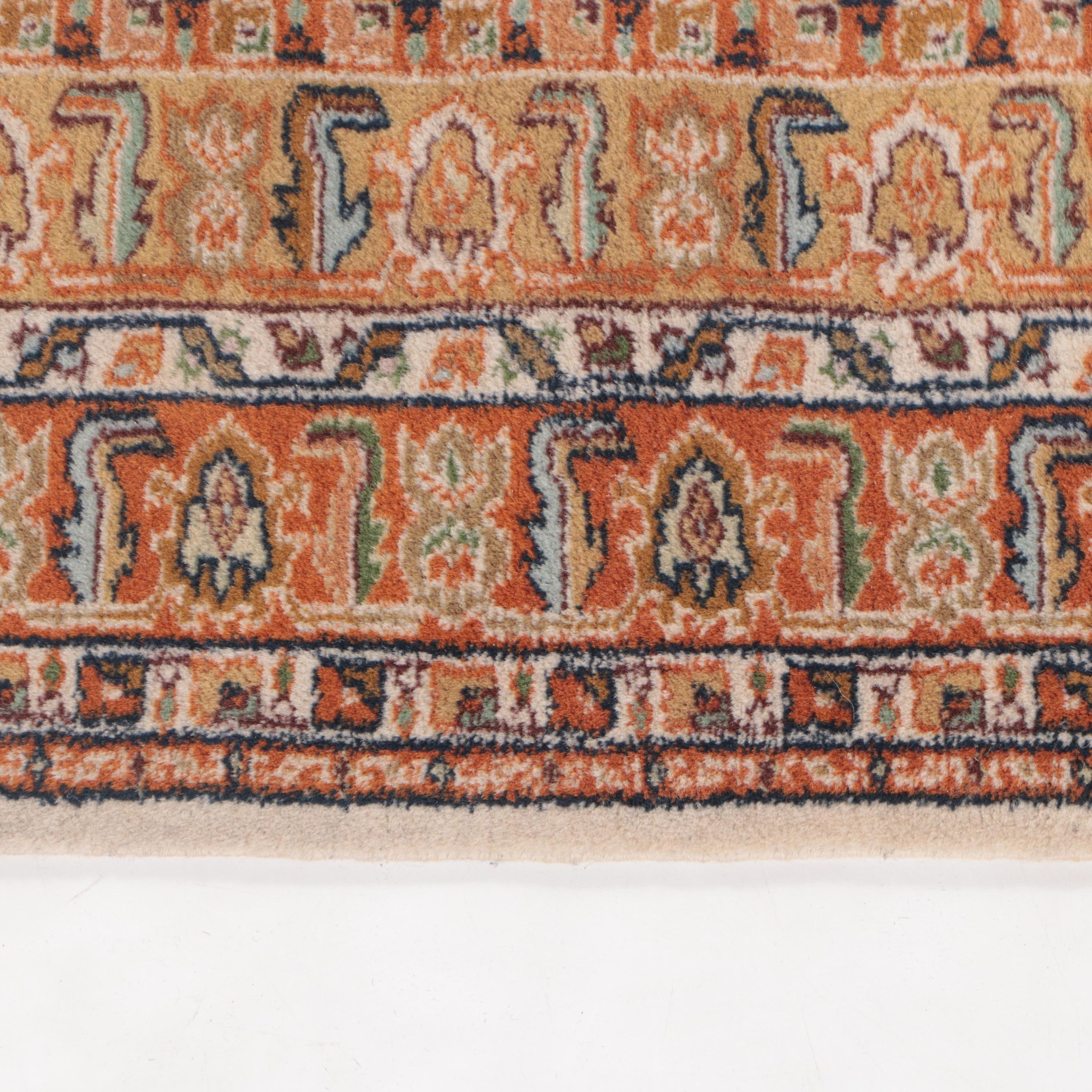 4'1 x 6'6 Hand-Knotted Sino-Persian Style Area Rug