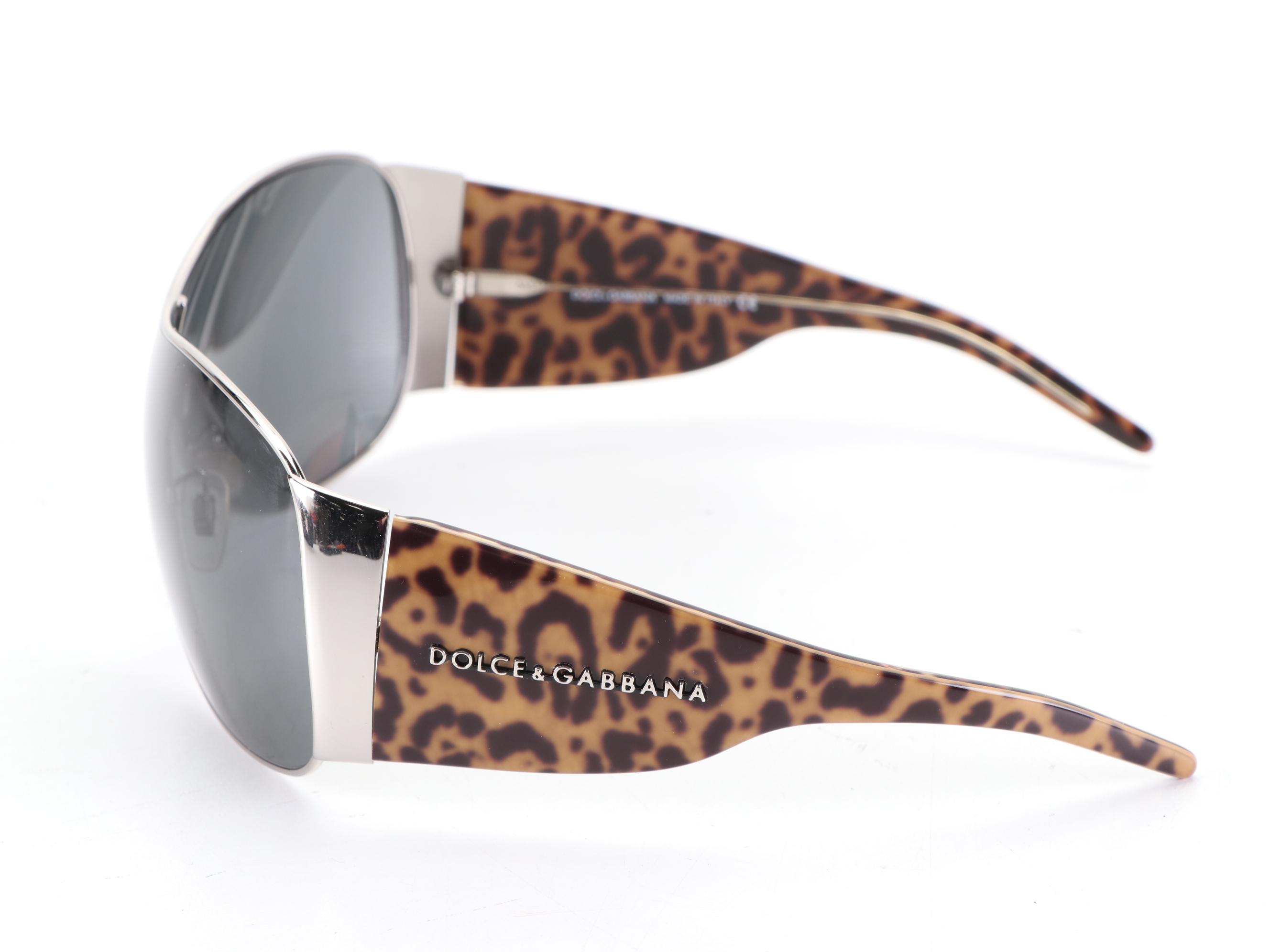 Dolce & Gabbana DG2005 Wrap Sunglasses with Case