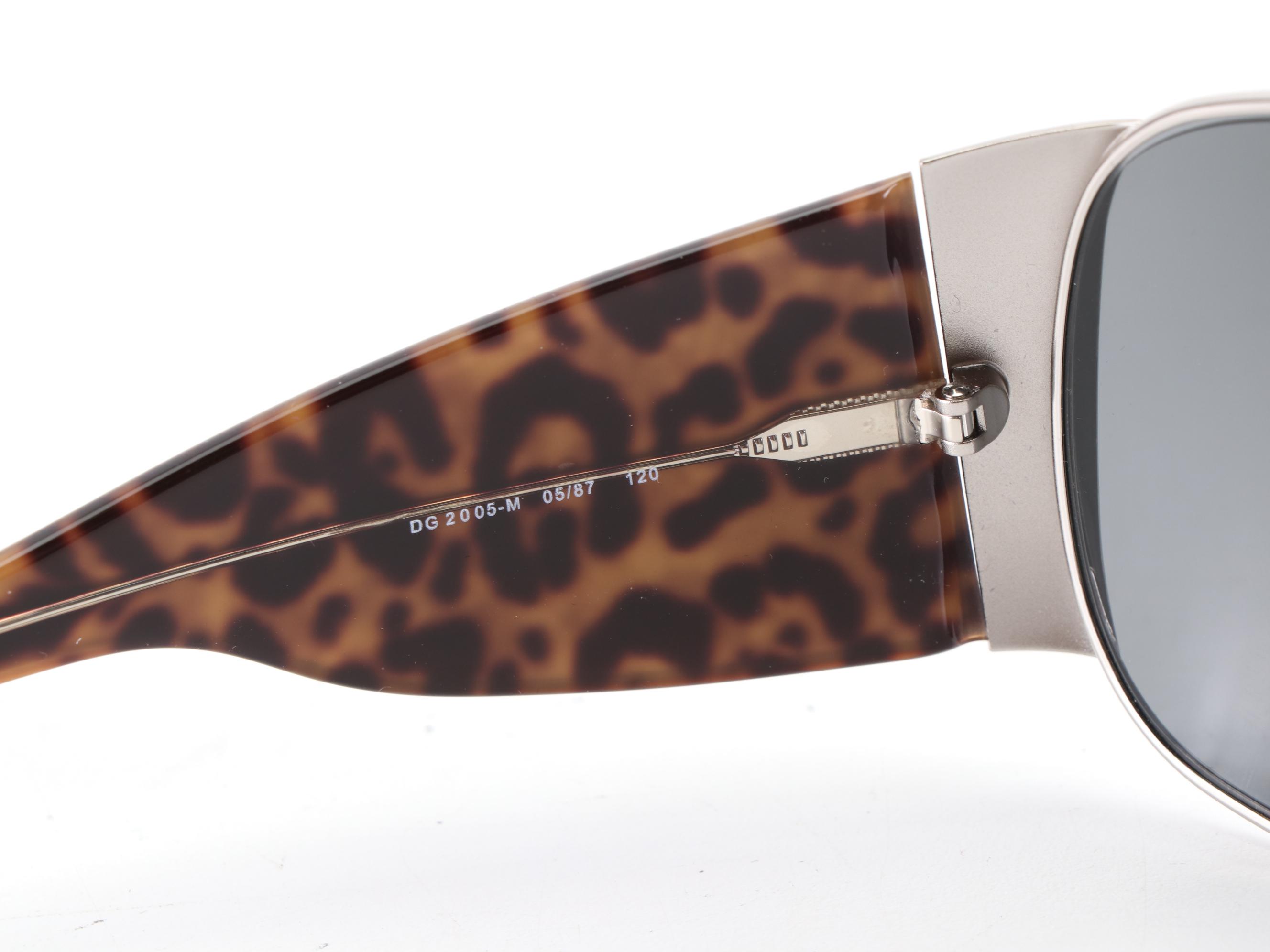 Dolce & Gabbana DG2005 Wrap Sunglasses with Case