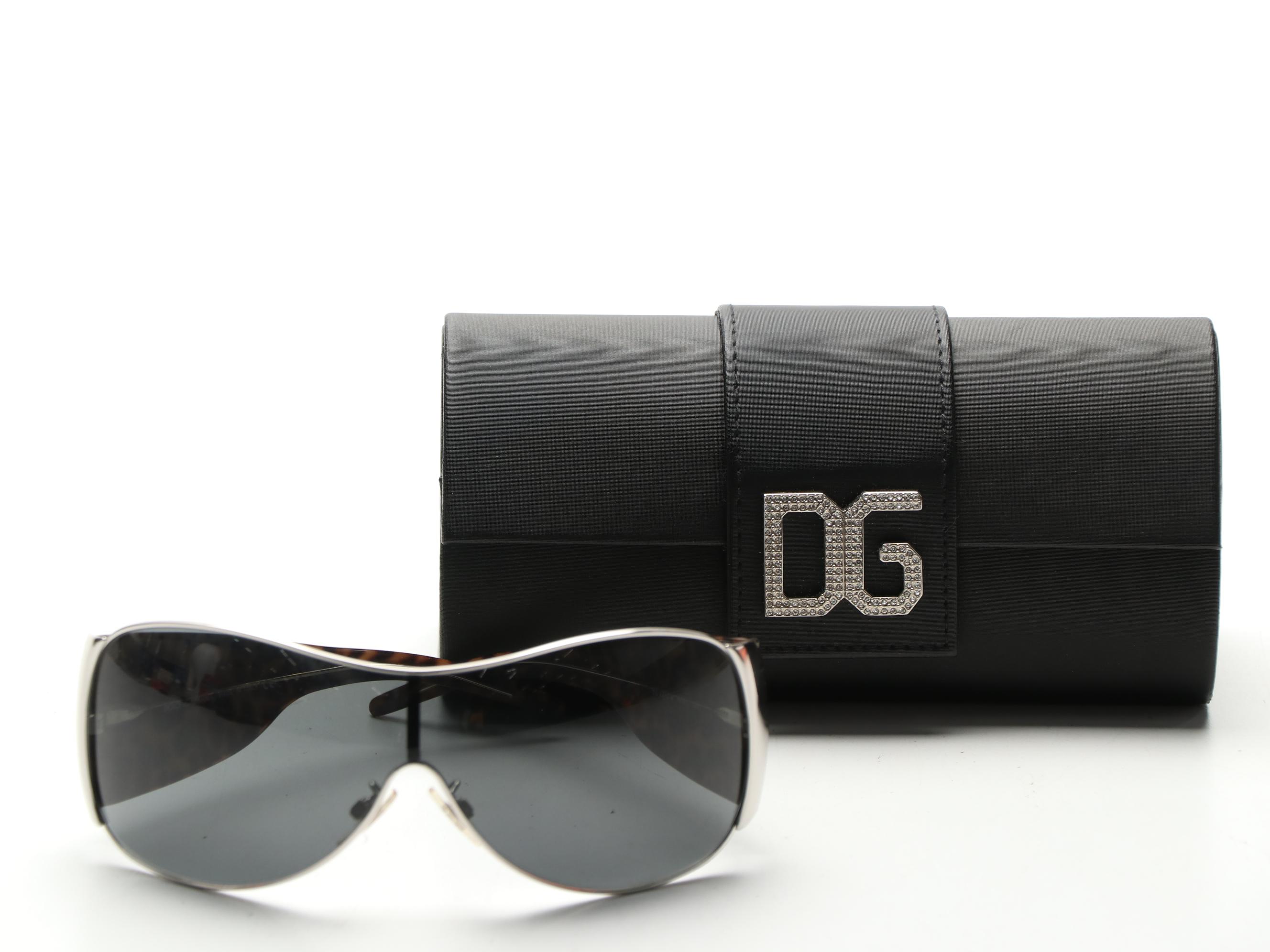 Dolce & Gabbana DG2005 Wrap Sunglasses with Case