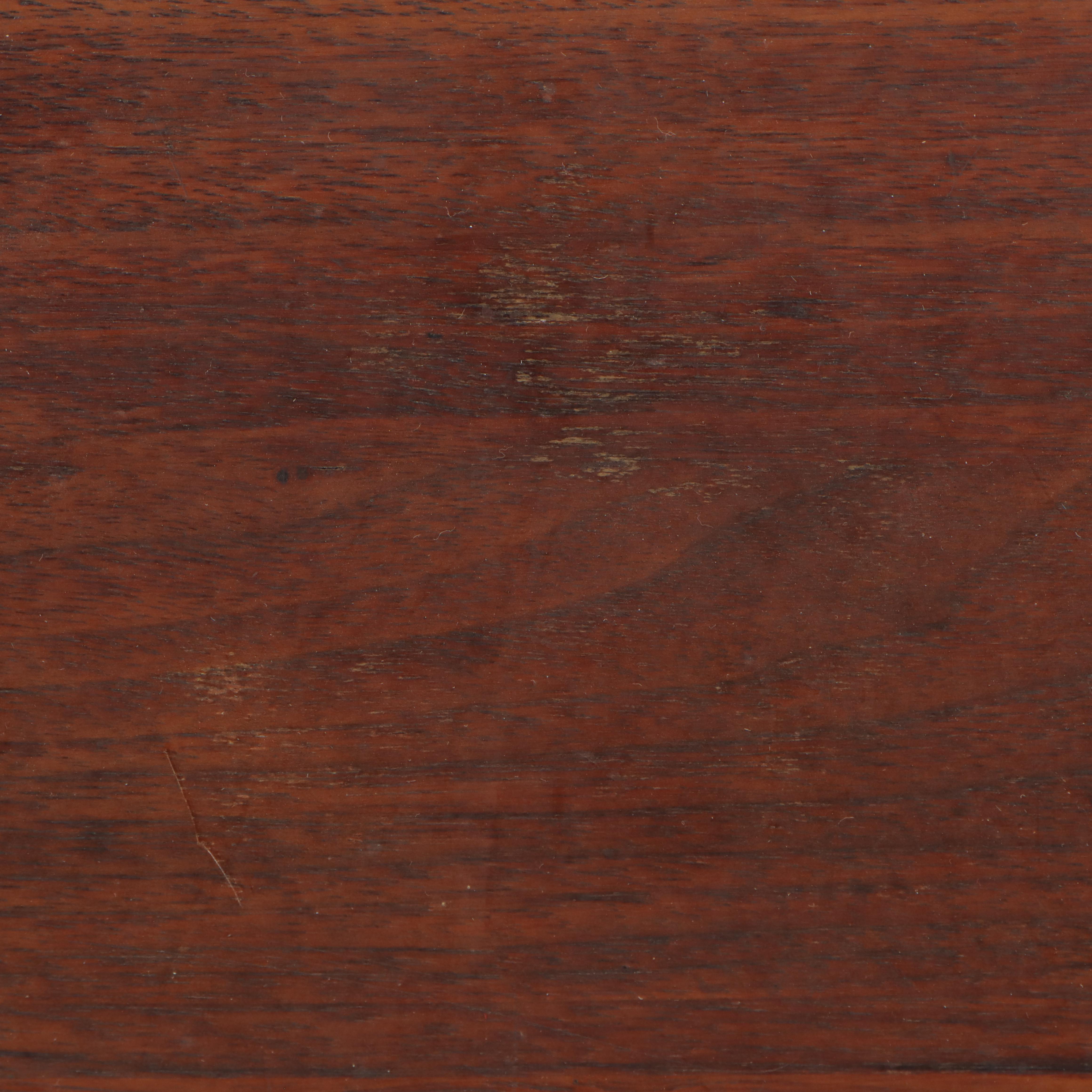 Rococo Style Carved Walnut Demilune Side Table, 20th Century