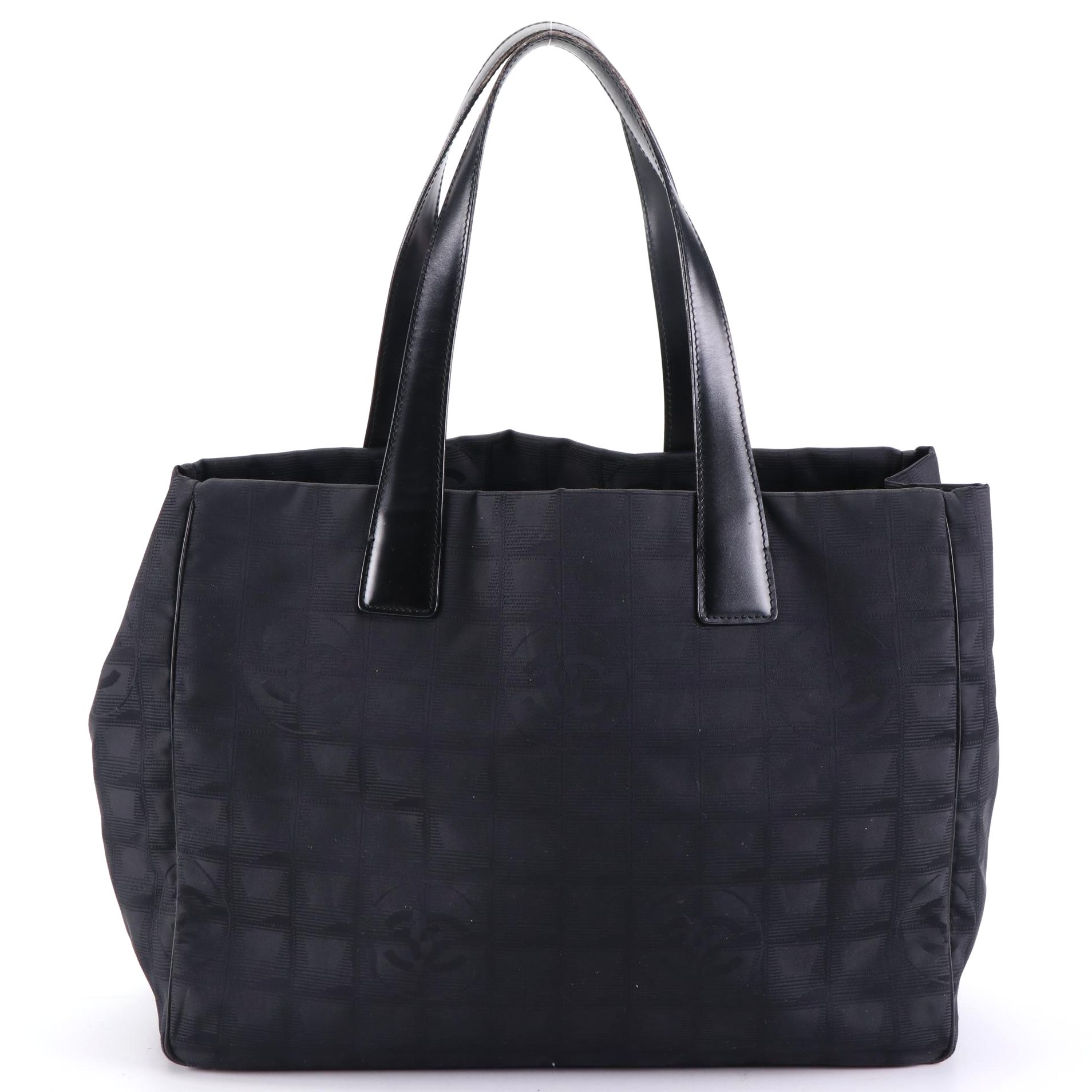 Chanel Travel Line Tote in Nylon and Leather