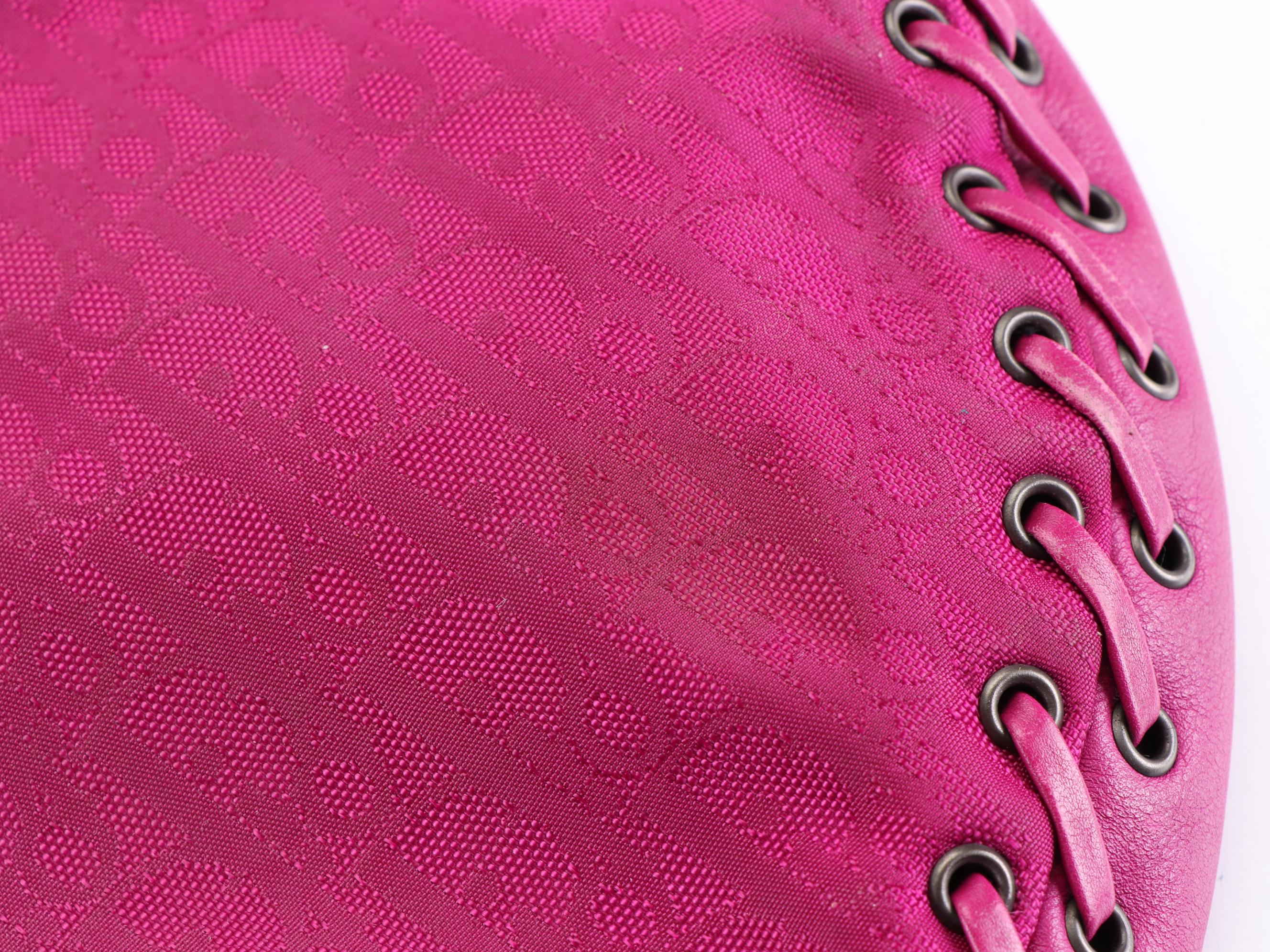 Christian Dior Heart Charm Hobo Bag in Oblique Jacquard and Leather