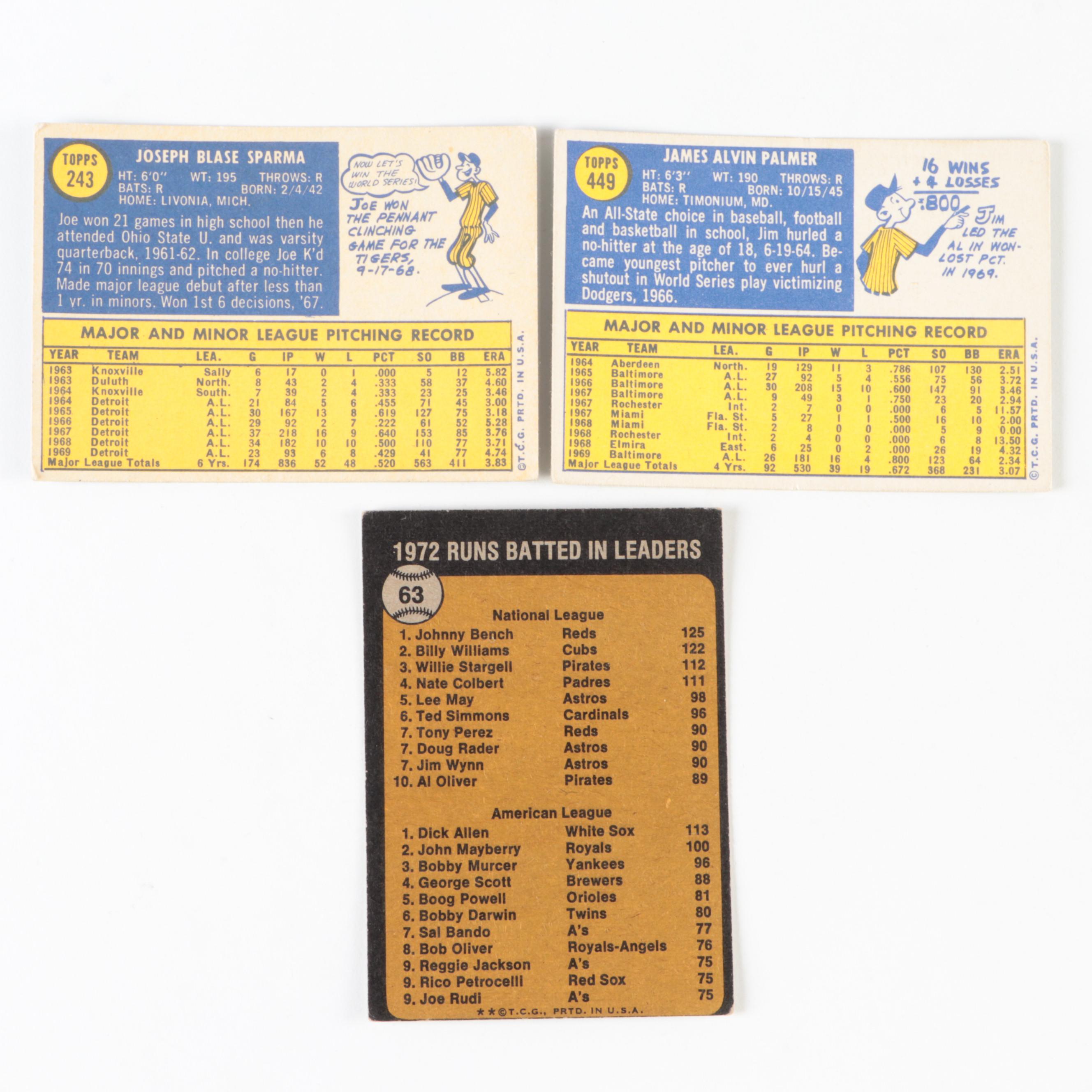 Topps Baseball Cards Including Mickey Mantle, Pete Rose and Mays, 1960s–1970s