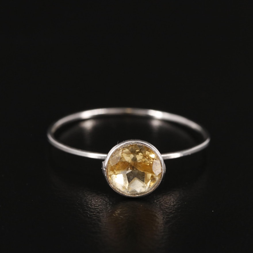 14K Citrine Ring