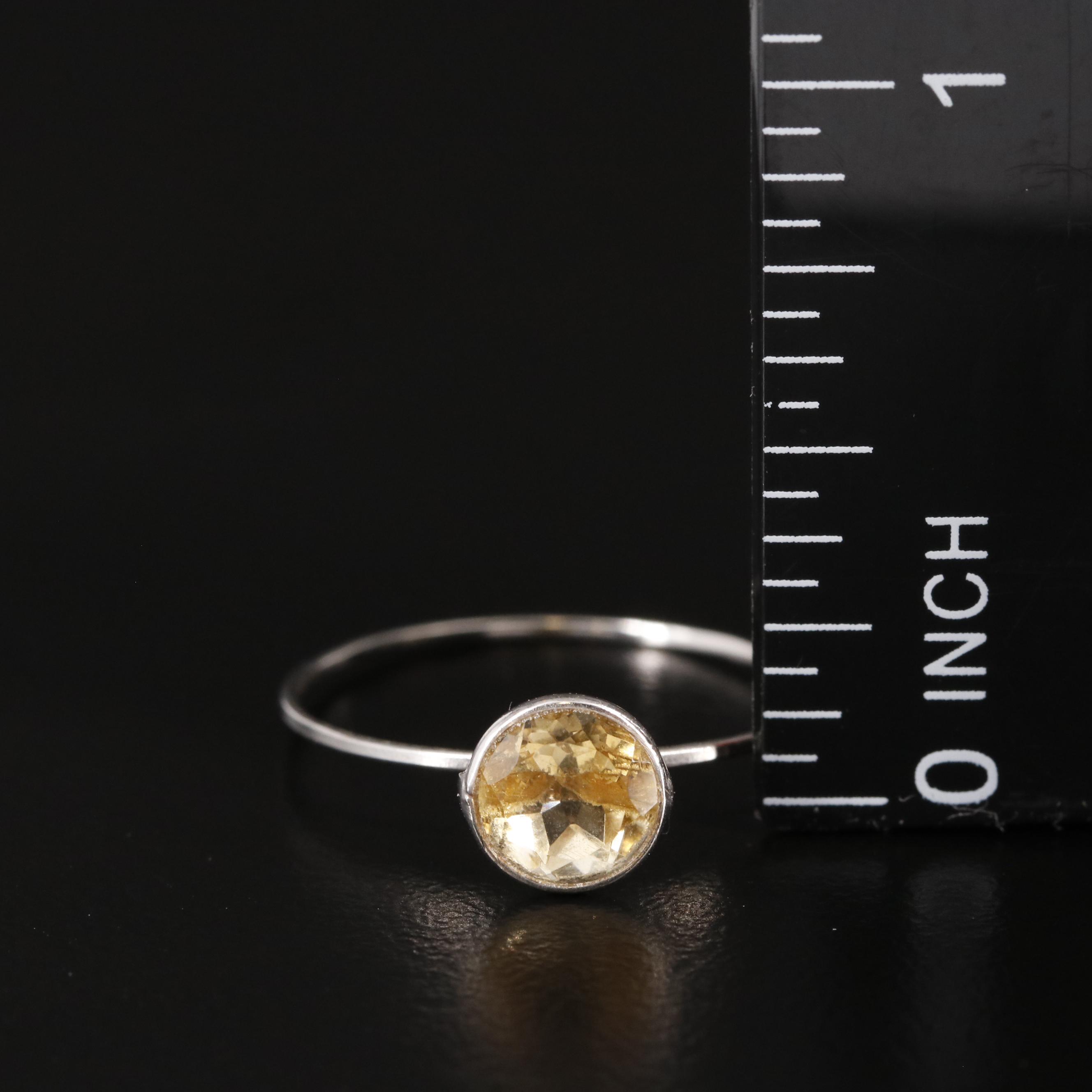 14K Citrine Ring