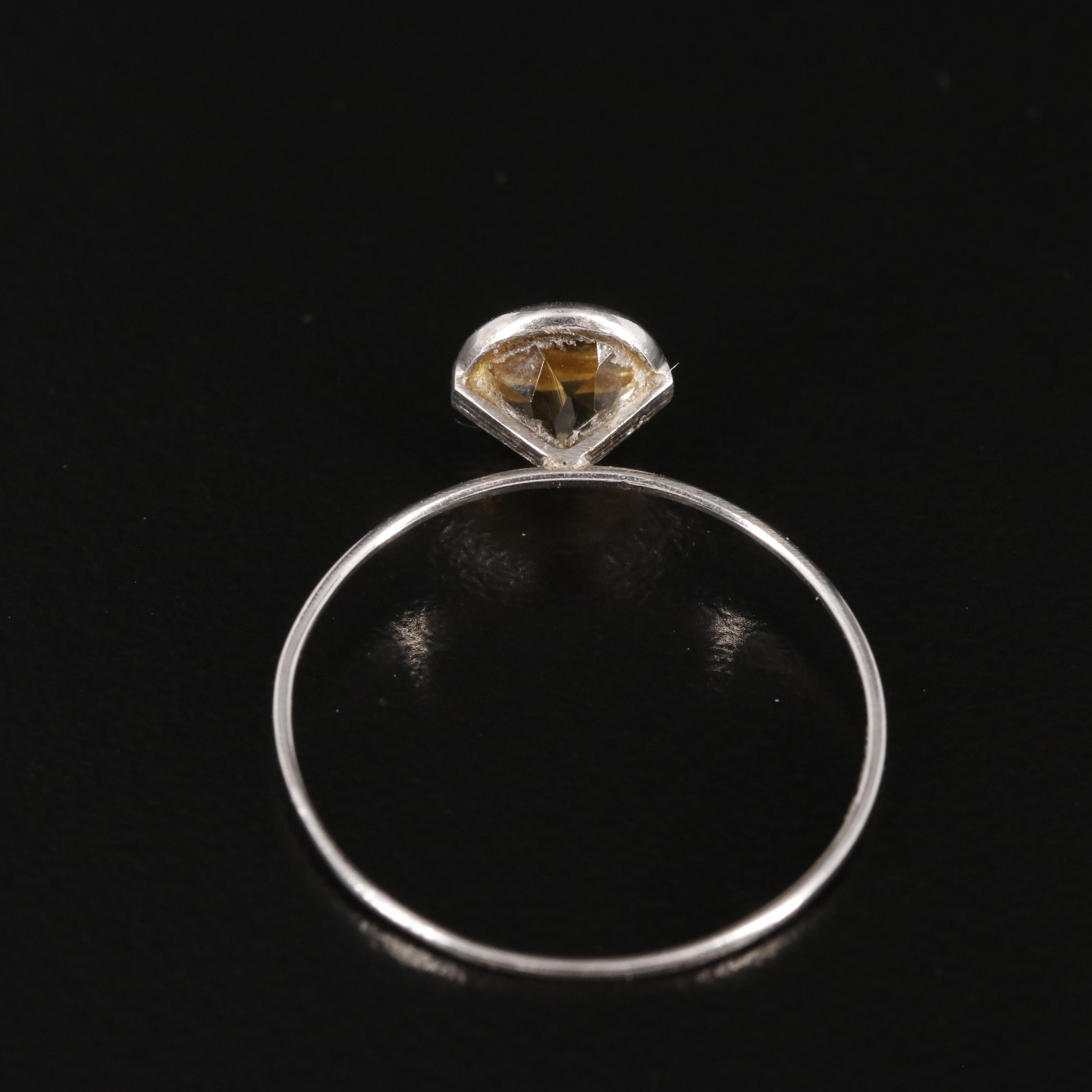 14K Citrine Ring