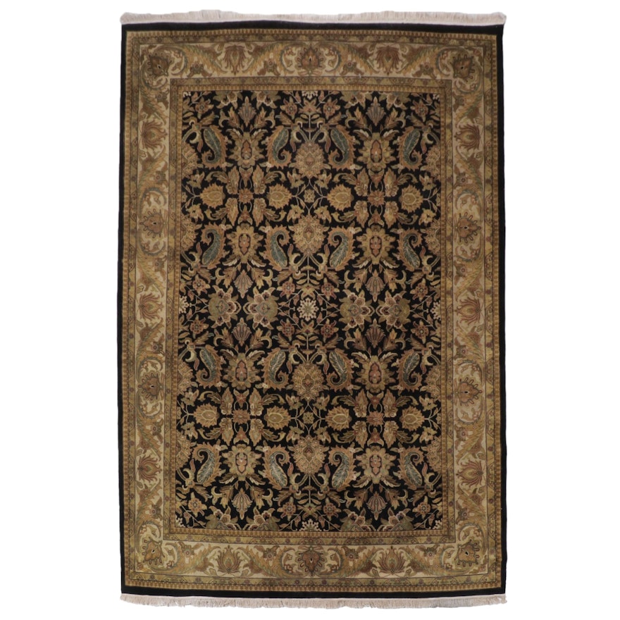 9'5 x 14'2 Hand-Knotted Indian Agra Room Sized Rug