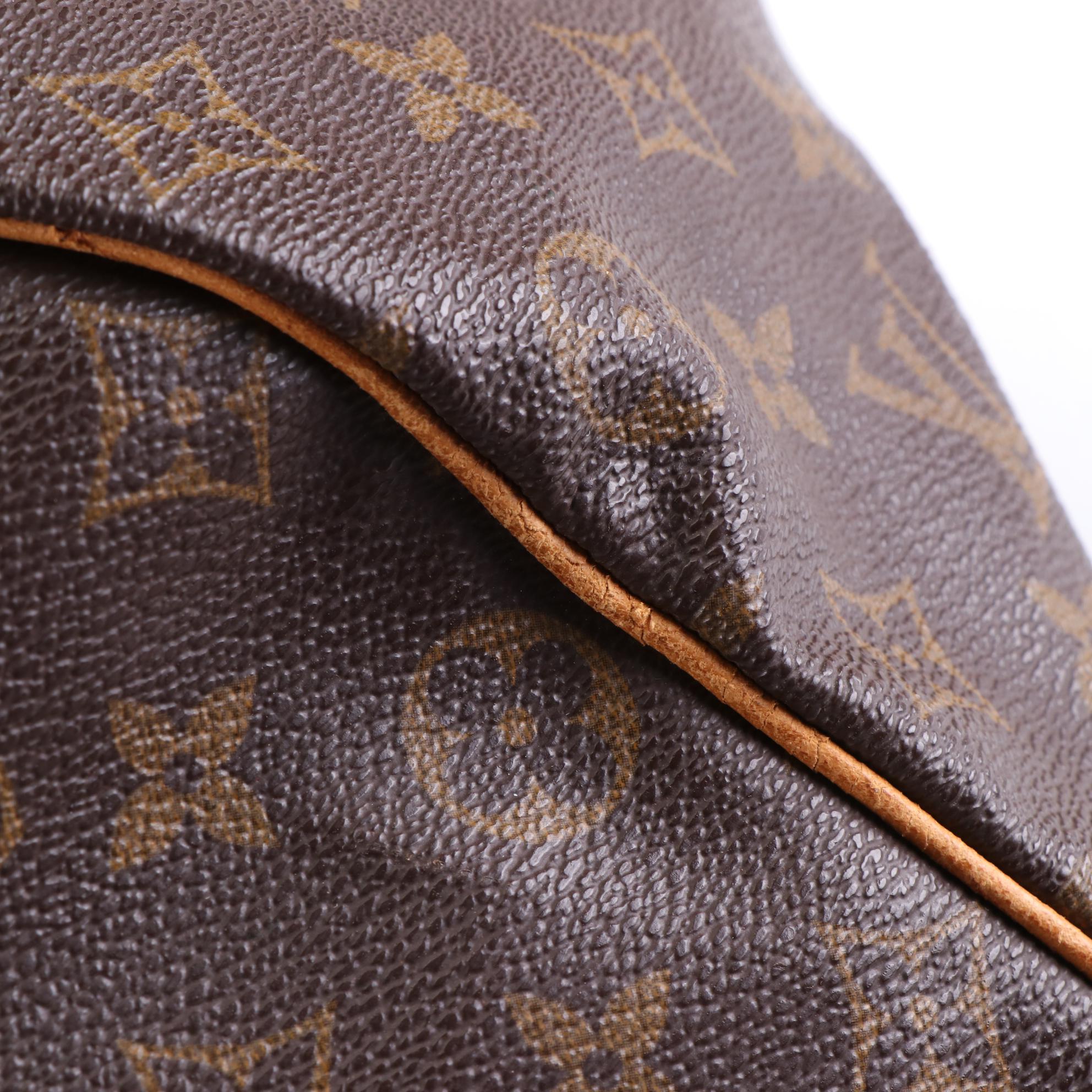 Louis Vuitton Speedy 35 in Monogram Canvas and Vachetta Leather