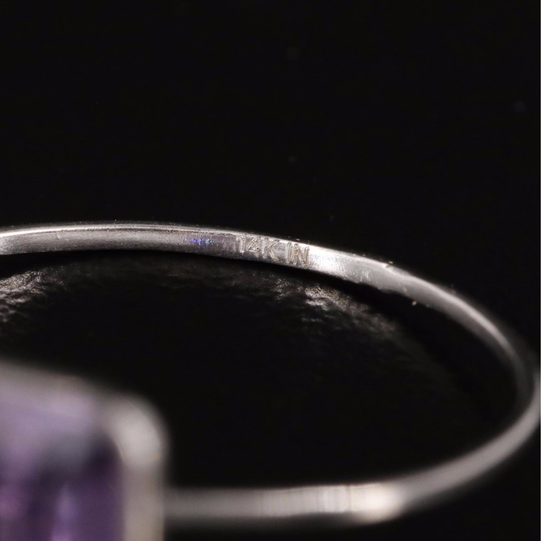 14K Amethyst Ring