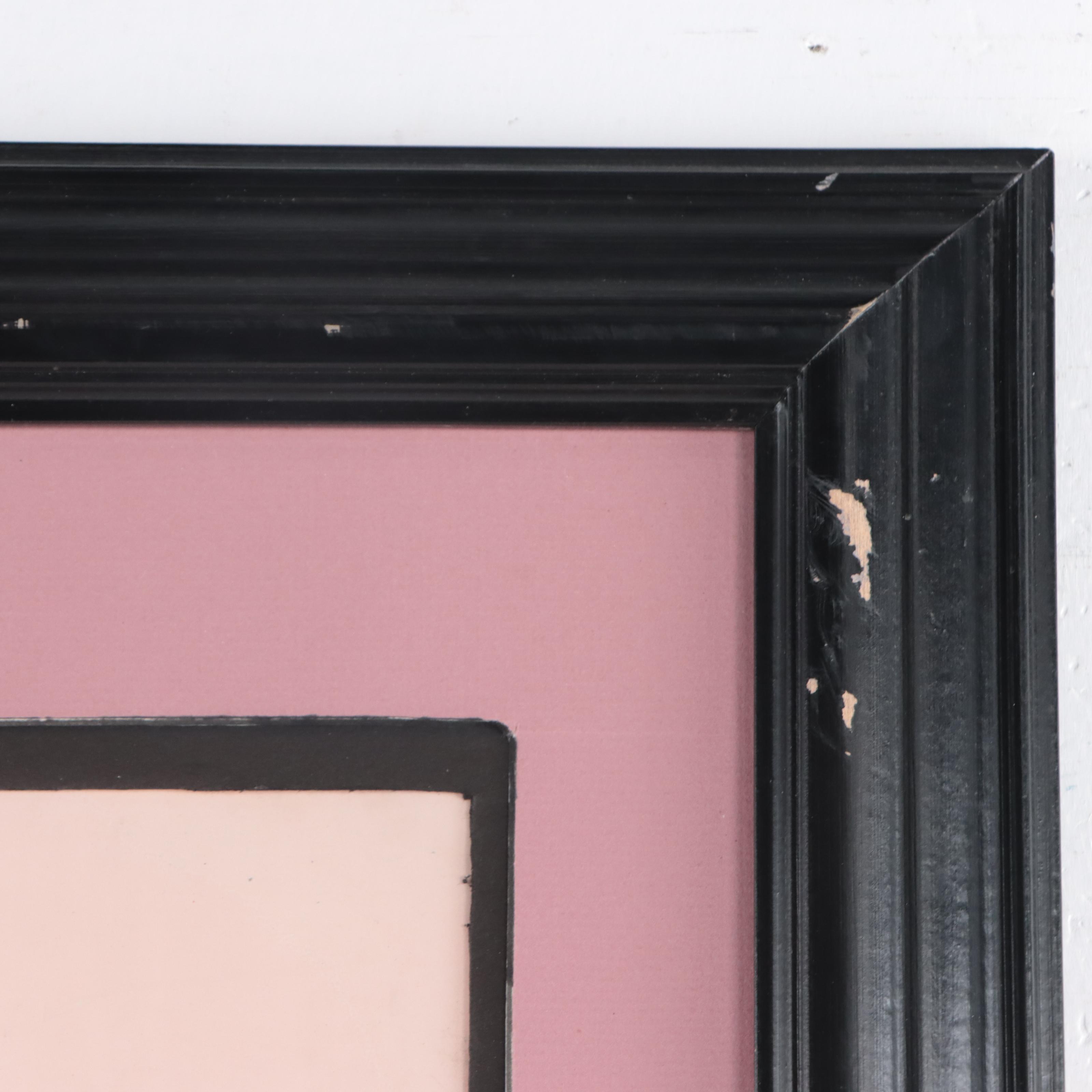 Adolph Gottlieb Serigraph "Pink High," 1969