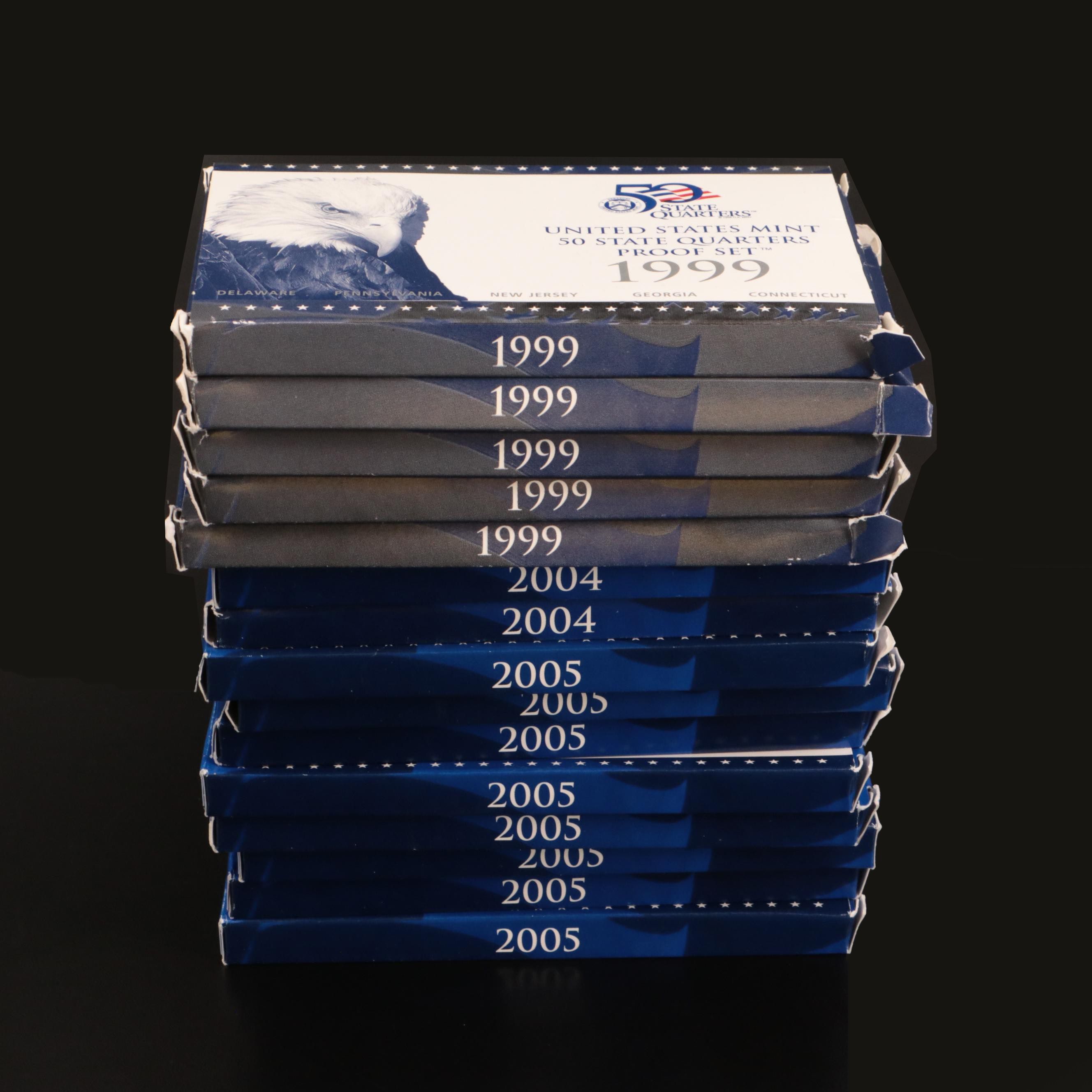 Fifteen Proof State Quarter Sets