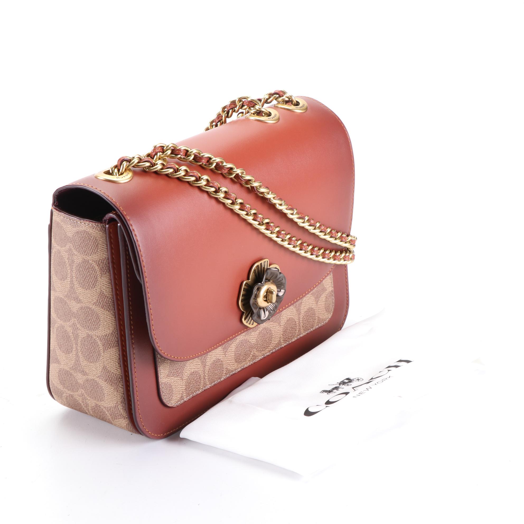 Coach Madison Shoulder Bag in Signature Coated Canvas and Leather