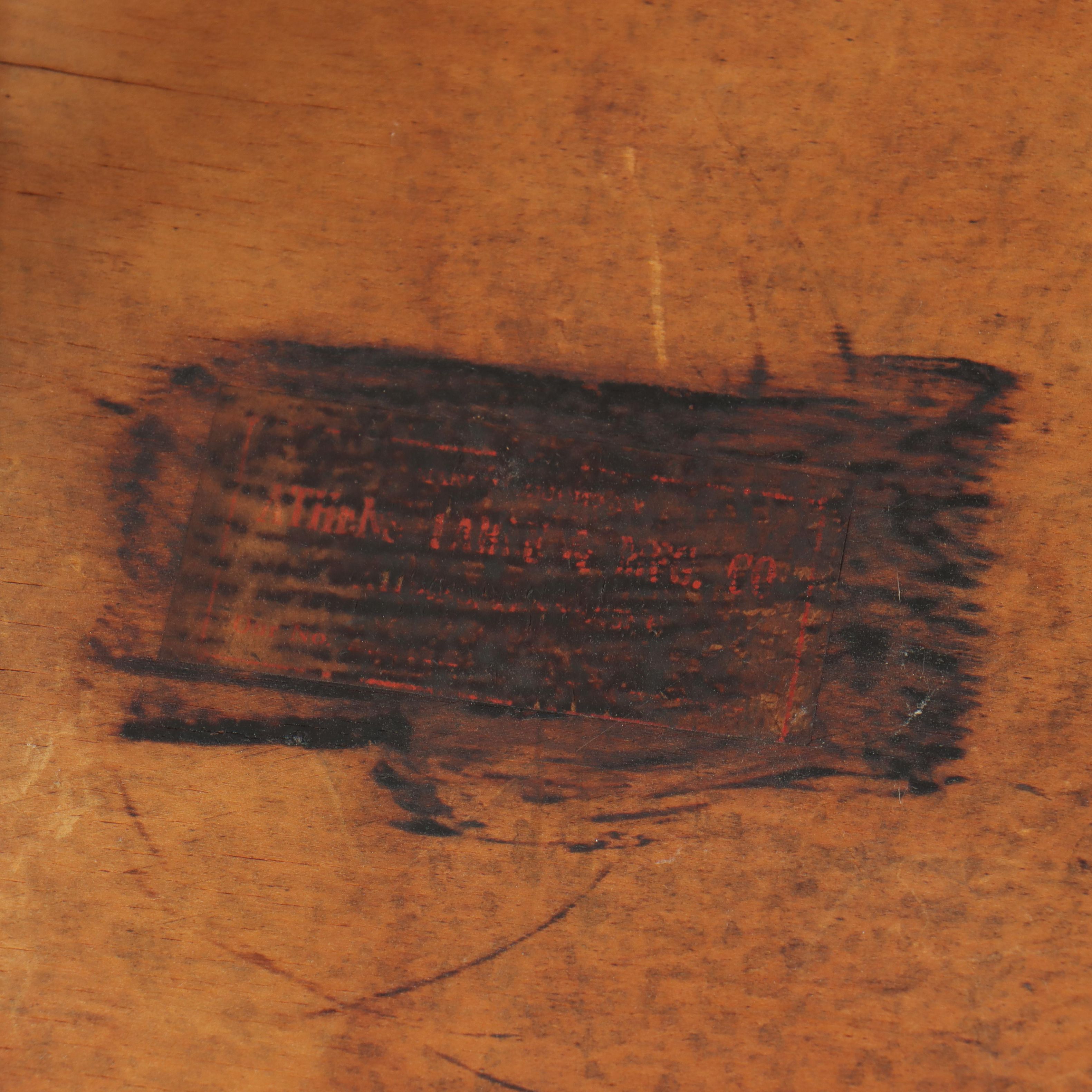 Colonial Revival Walnut-Stained Writing Table, circa 1930