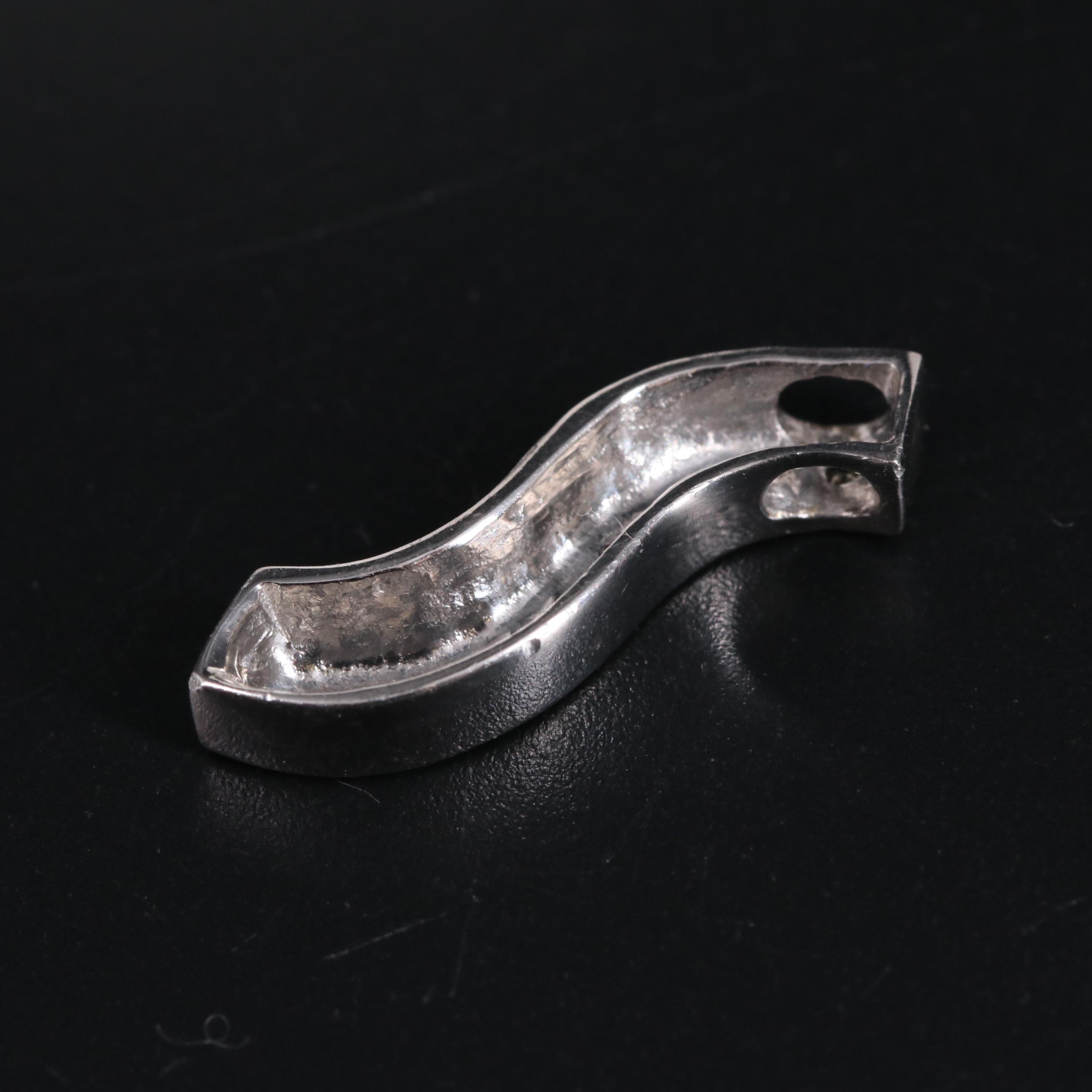 Diamond Sterling Silver Pendant