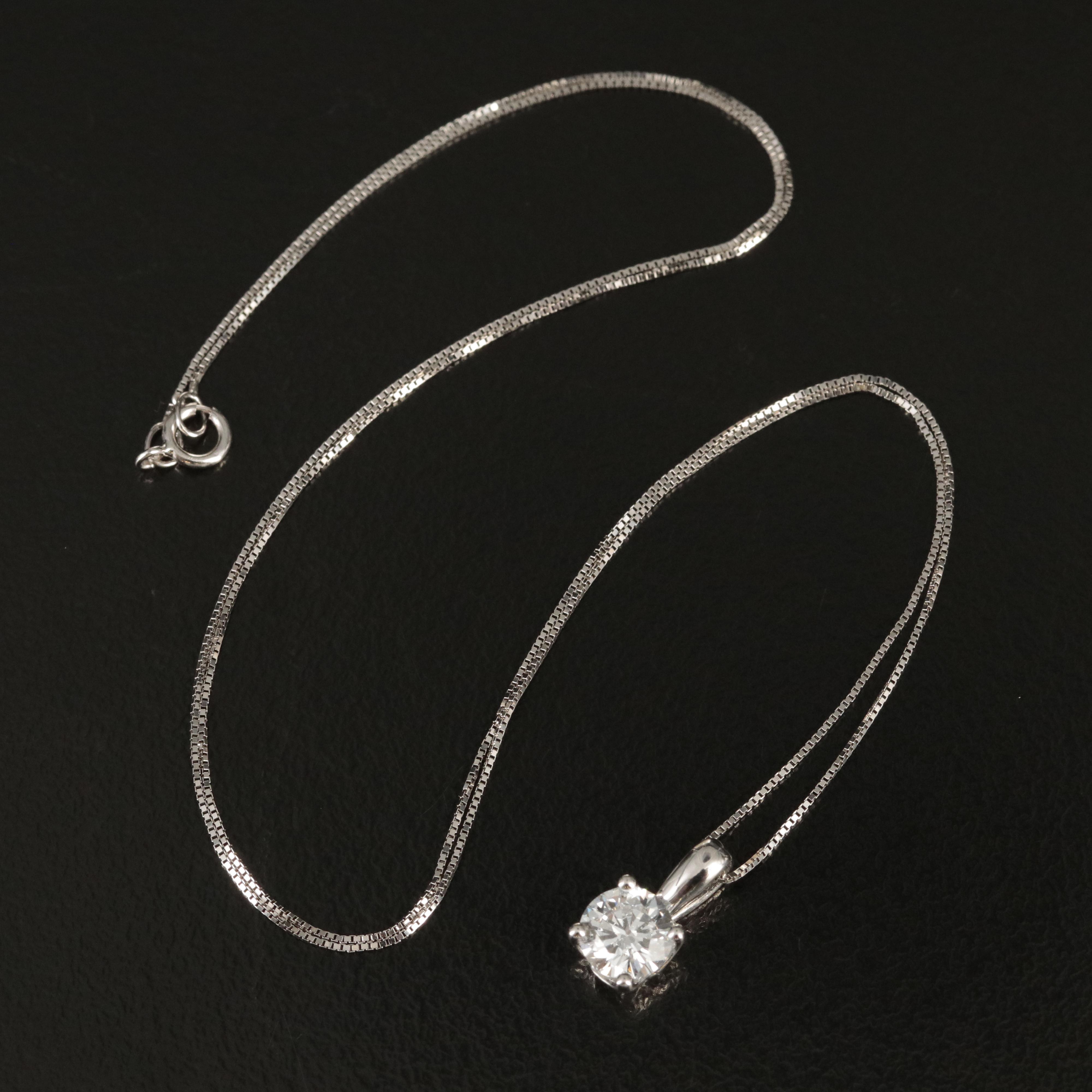 14K 0.76 CT Lab Grown Diamond with IGI Report