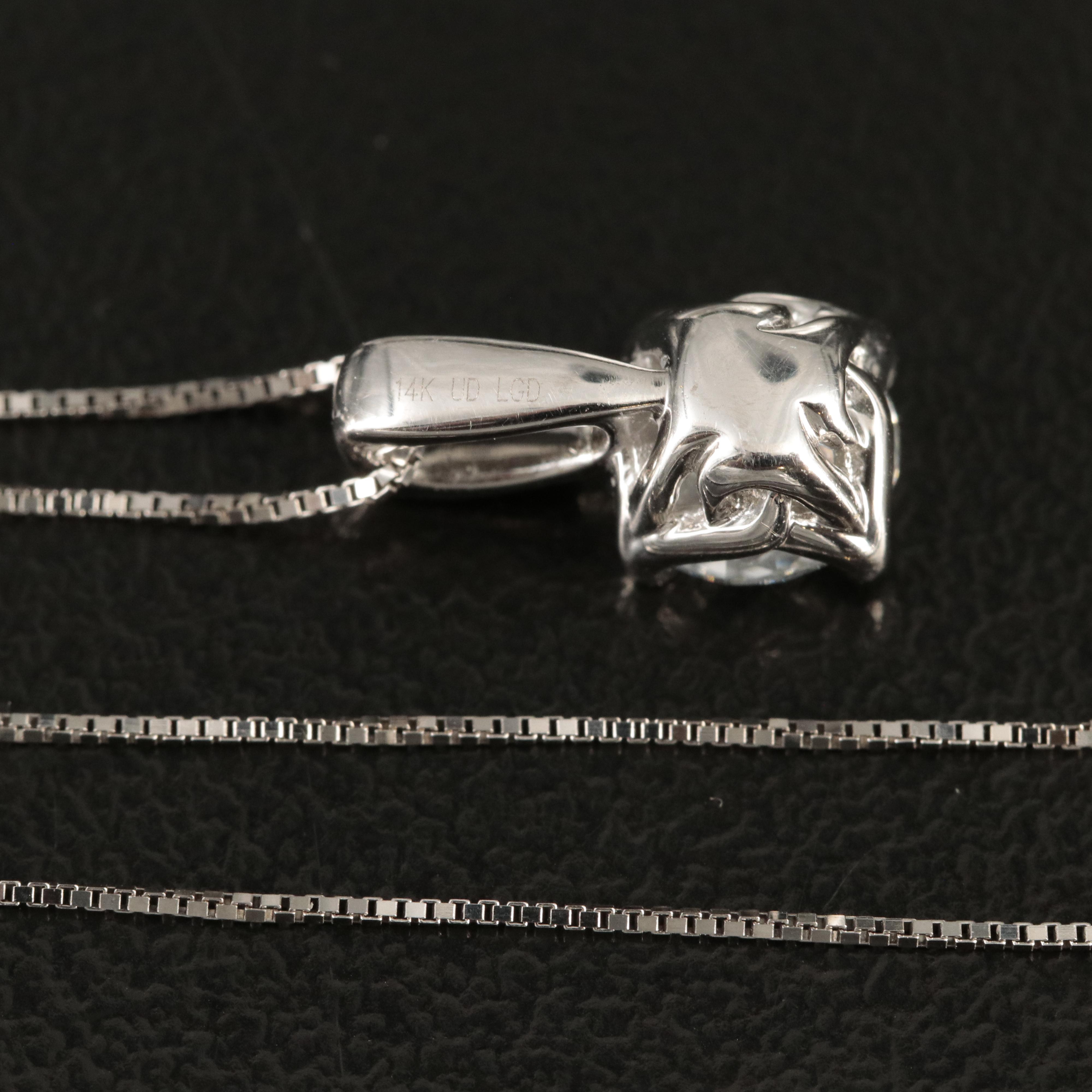 14K 0.76 CT Lab Grown Diamond with IGI Report