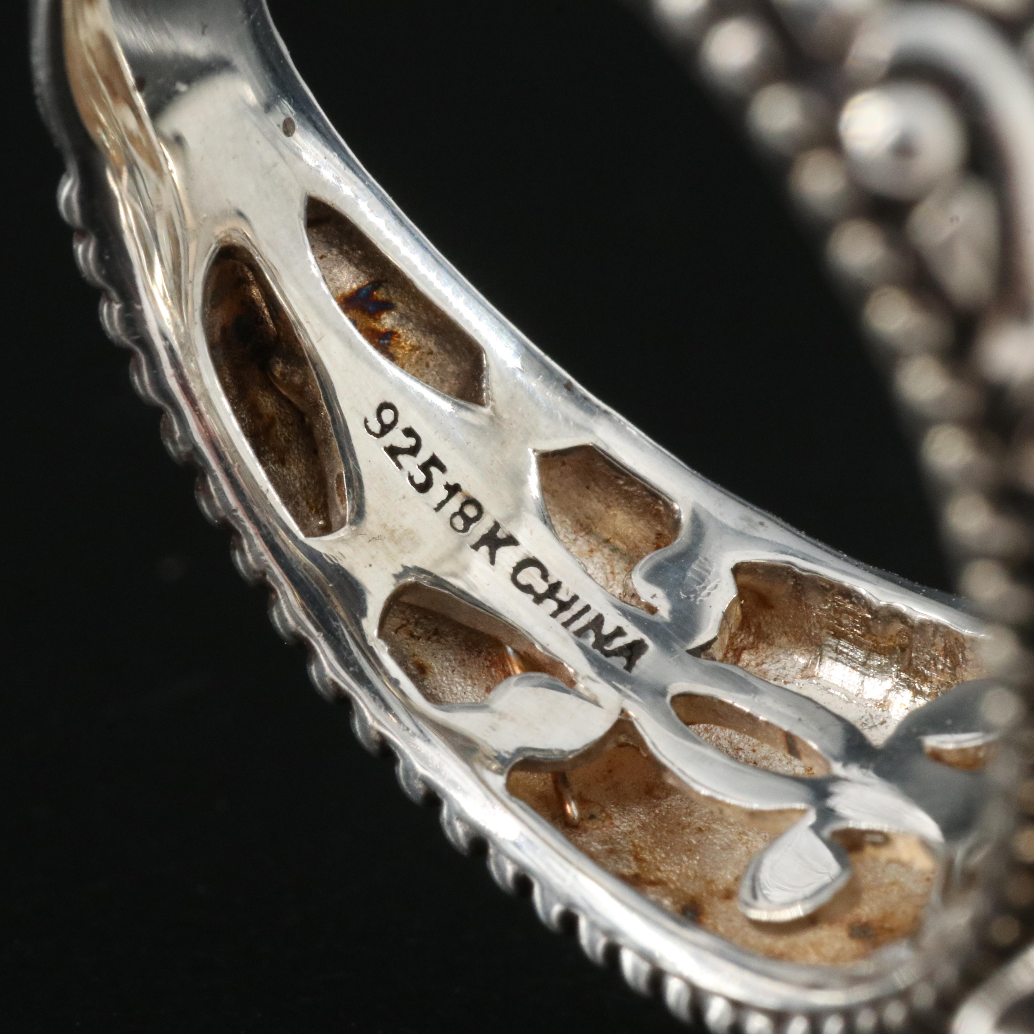 Barbara Bixby Sterling Prasiolite Ring with 18K Accents