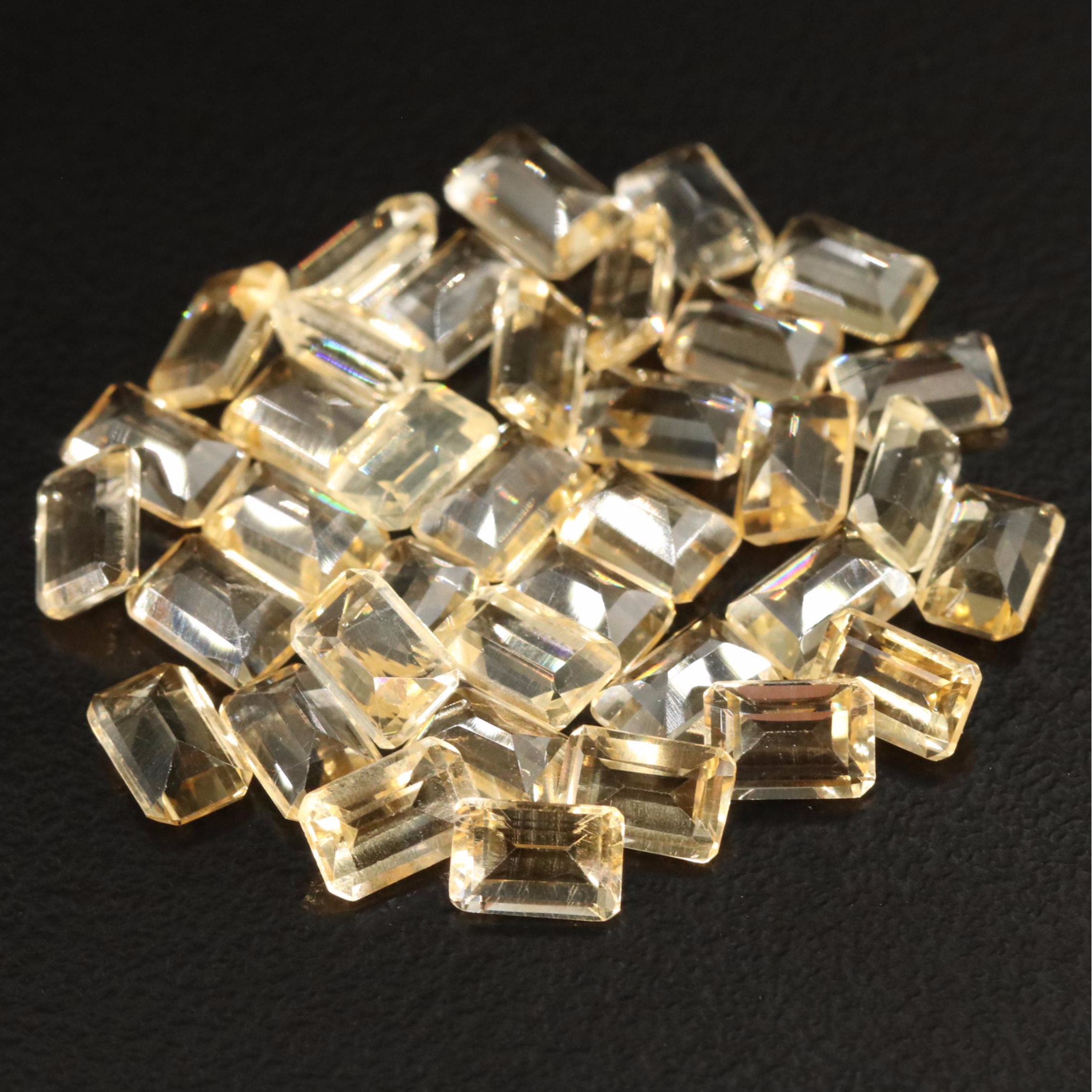 Loose 21.20 CTW Citrine Lot