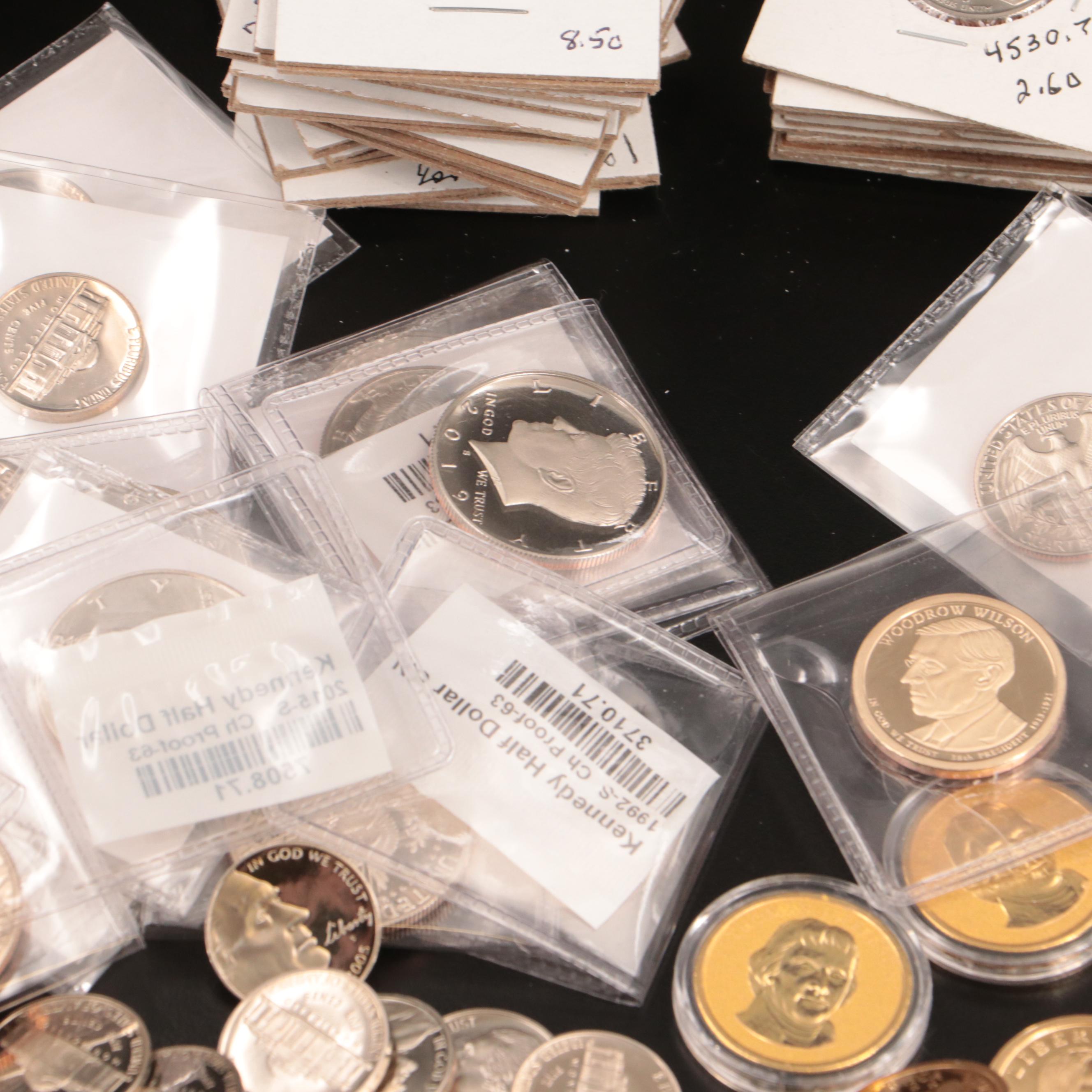 Large Assortment of Modern U.S. Proof Coins