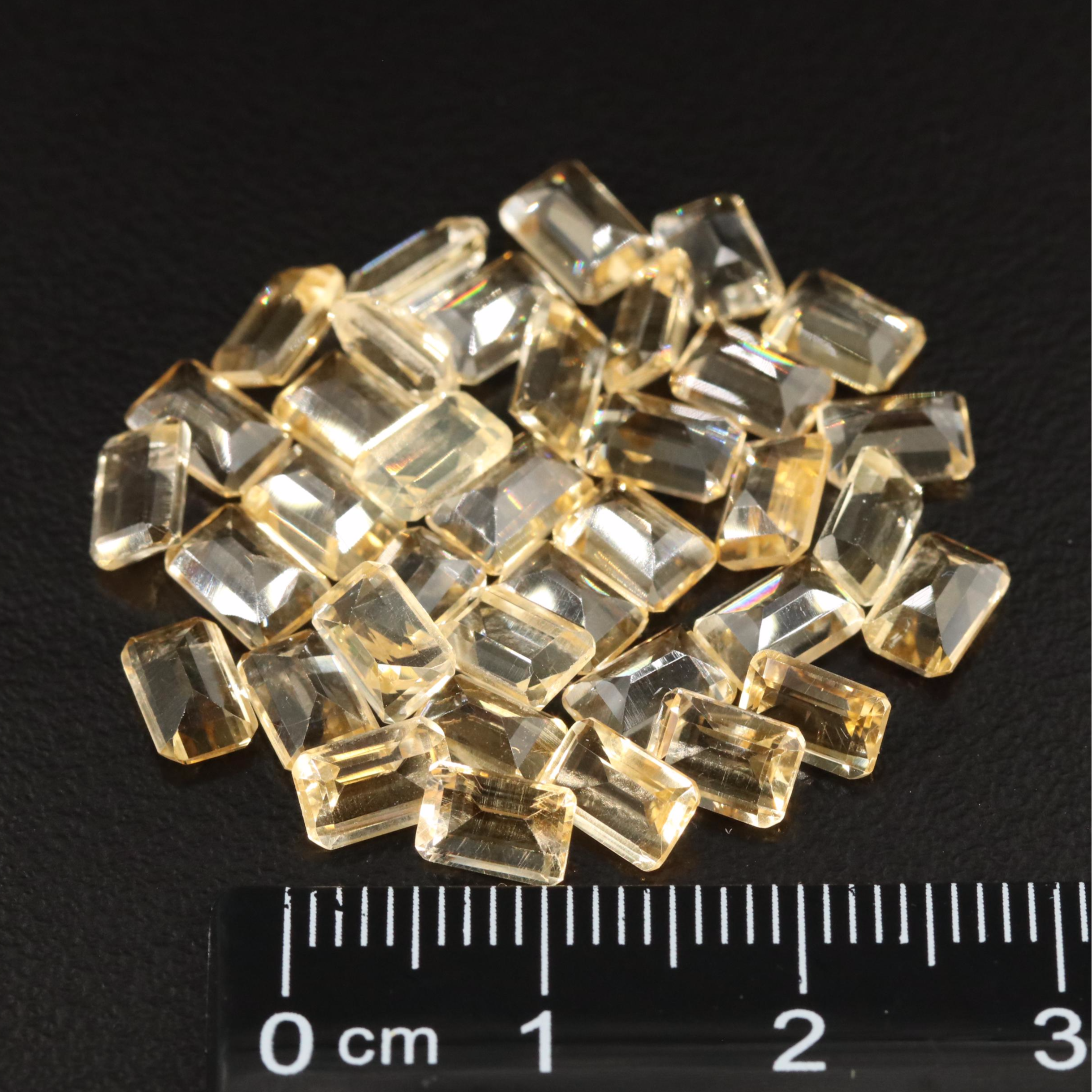 Loose 21.20 CTW Citrine Lot
