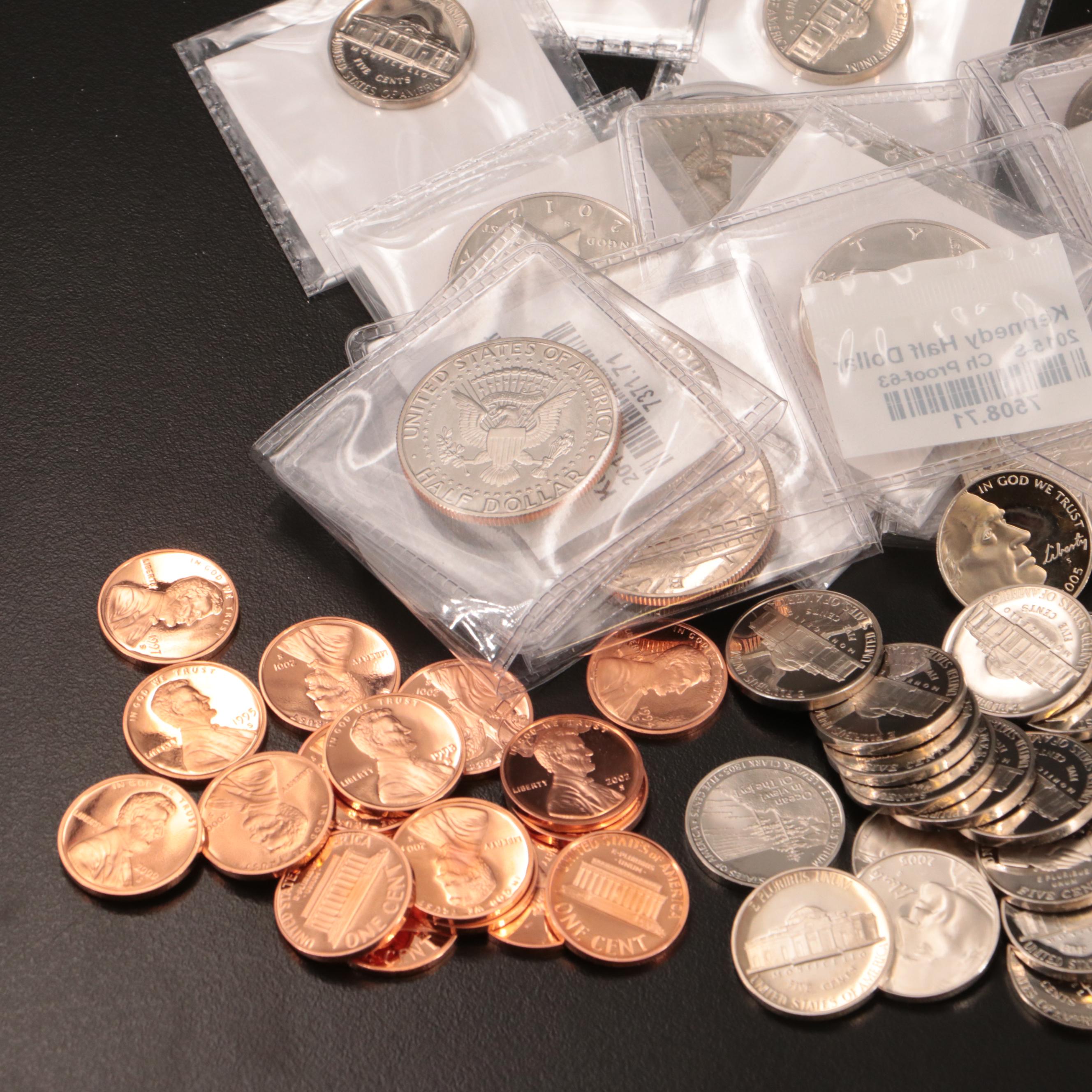 Large Assortment of Modern U.S. Proof Coins