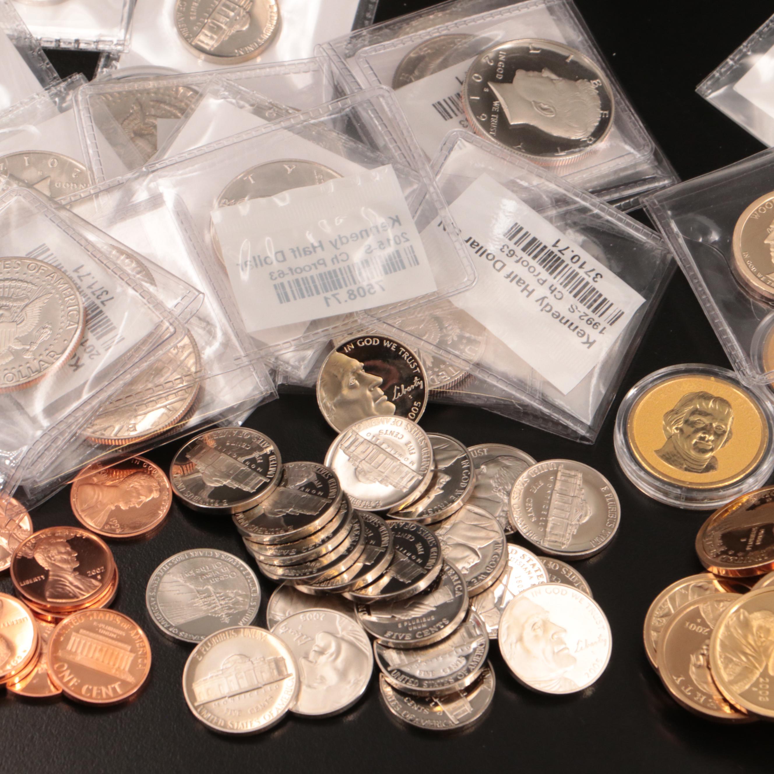 Large Assortment of Modern U.S. Proof Coins