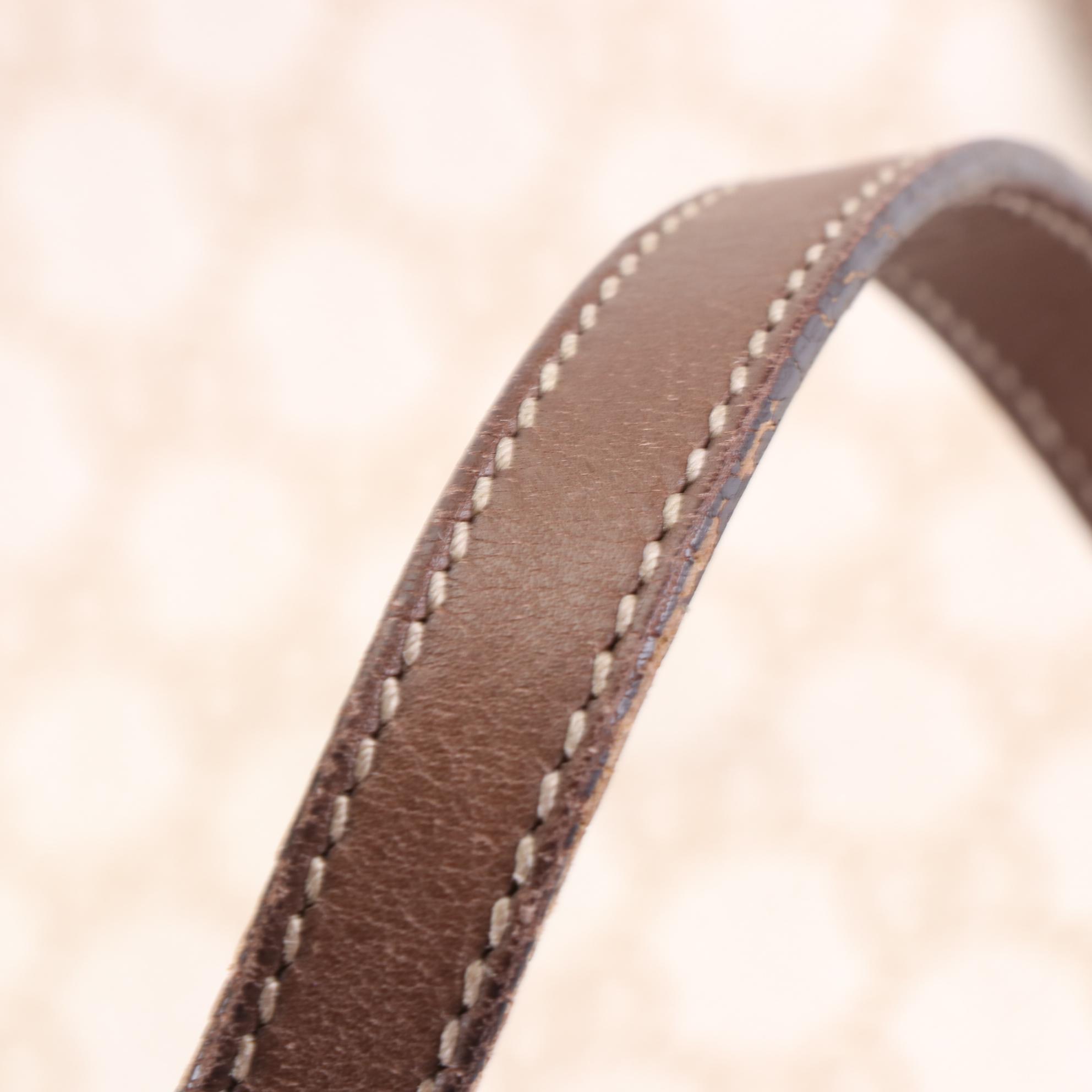 Gucci GG Supreme Canvas and Leather Shoulder Bag