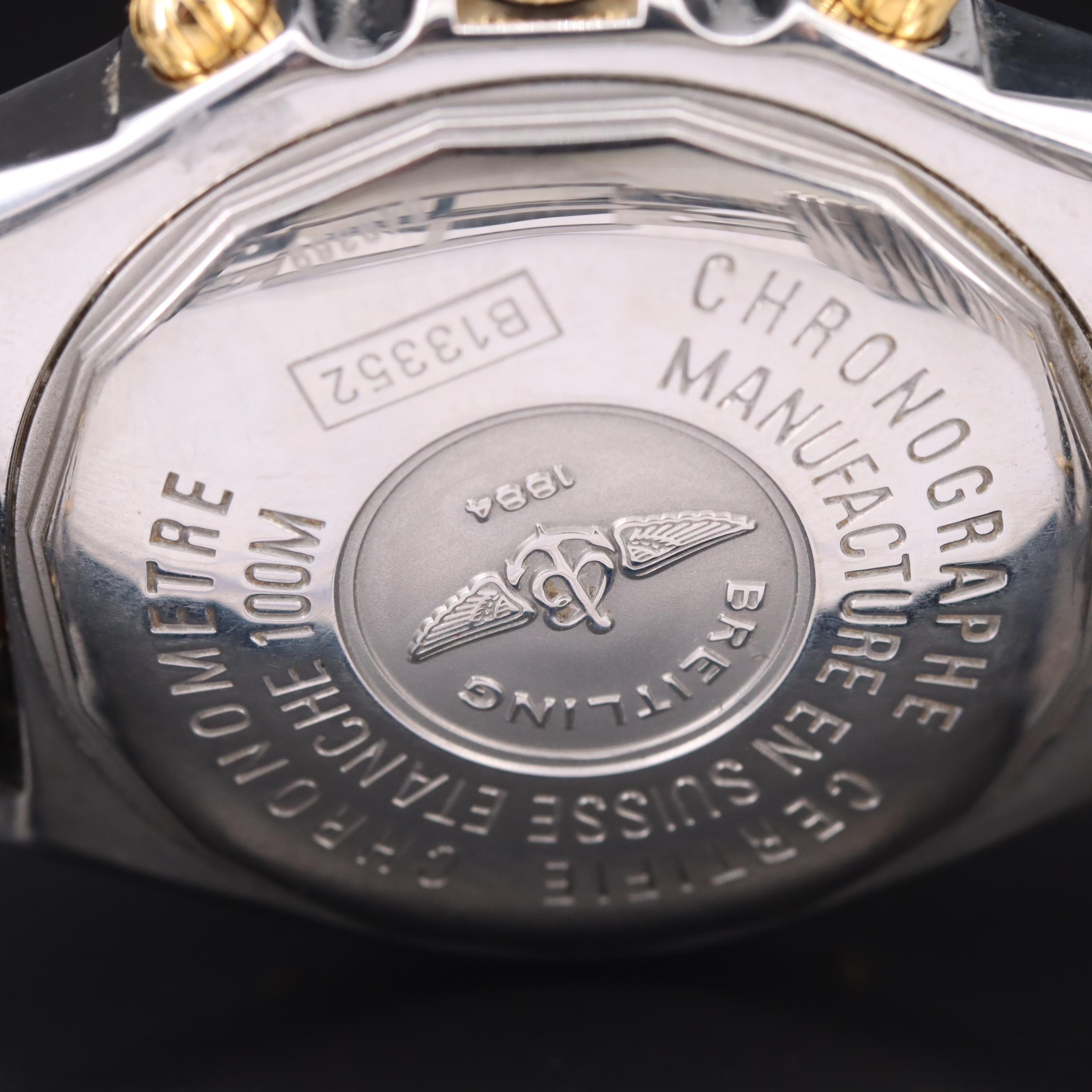 18K and Stainless Steel Breitling Chronomat Chronograph Watch