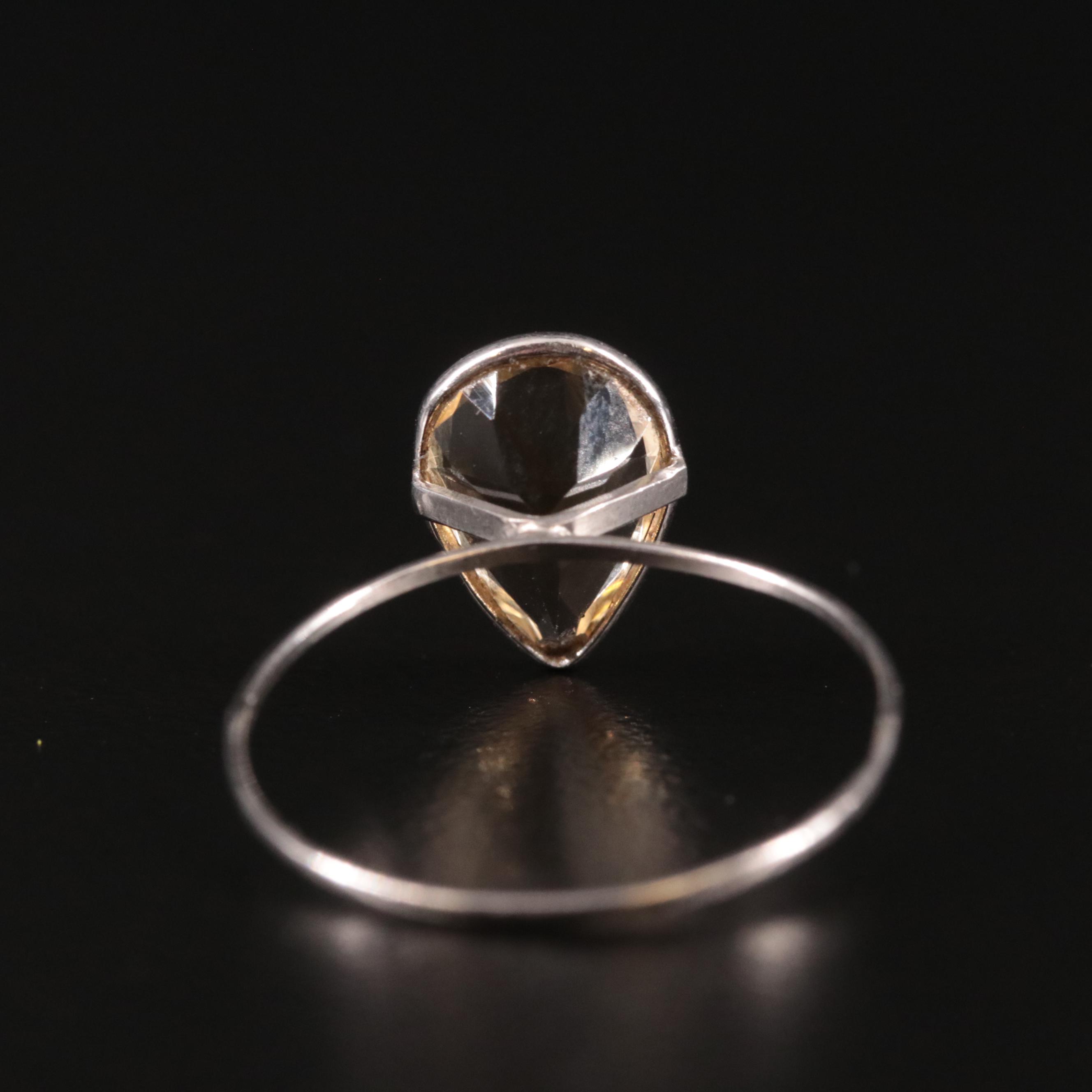14K Citrine Ring