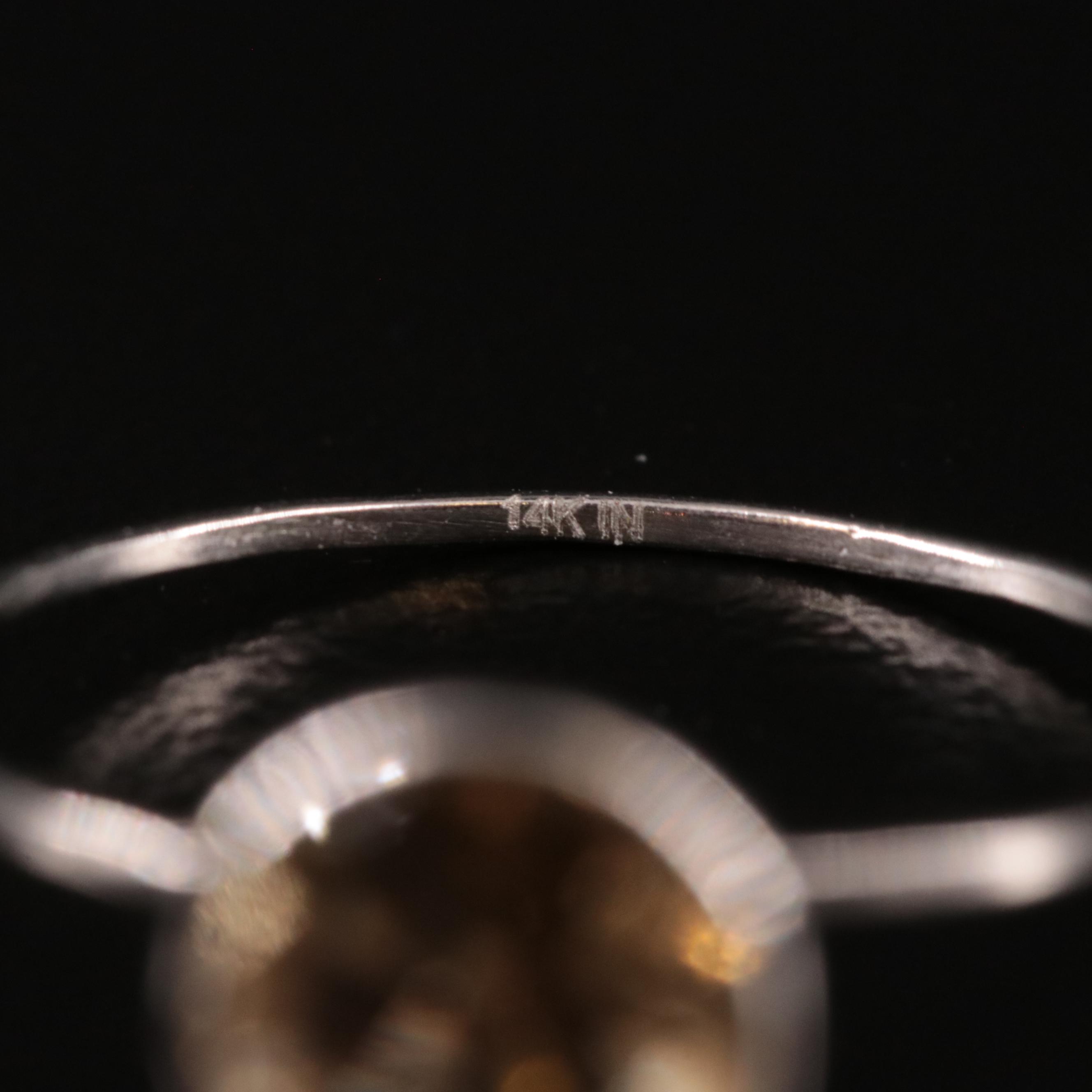 14K Citrine Ring