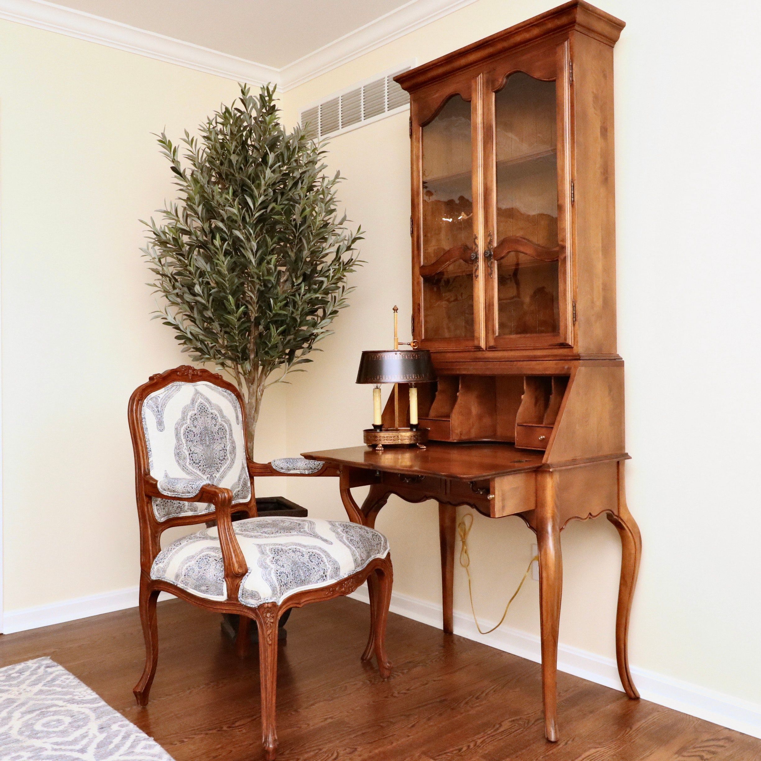 Ethan Allen "Country French Collection" Mahogany Secretary Desk