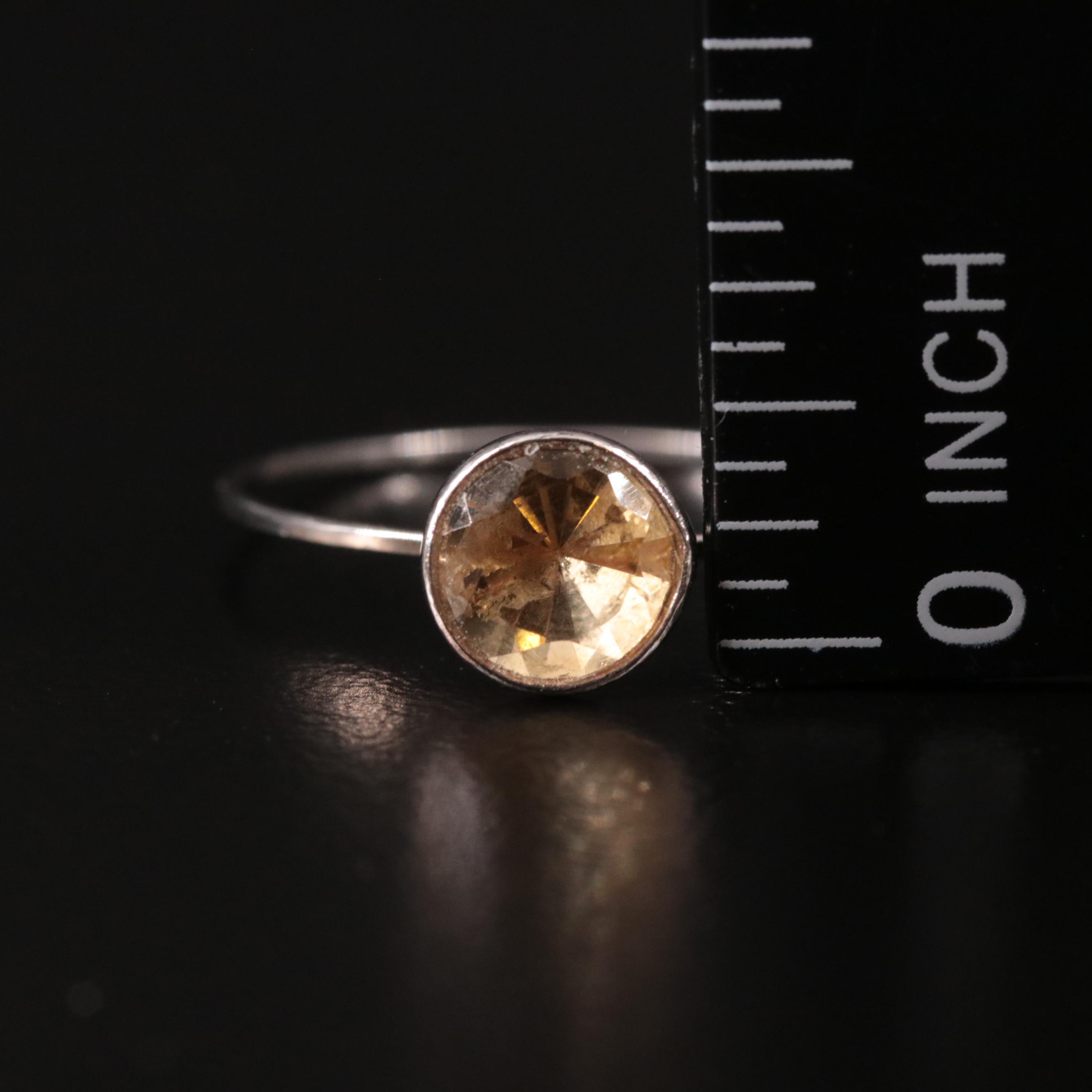 14K Citrine Ring