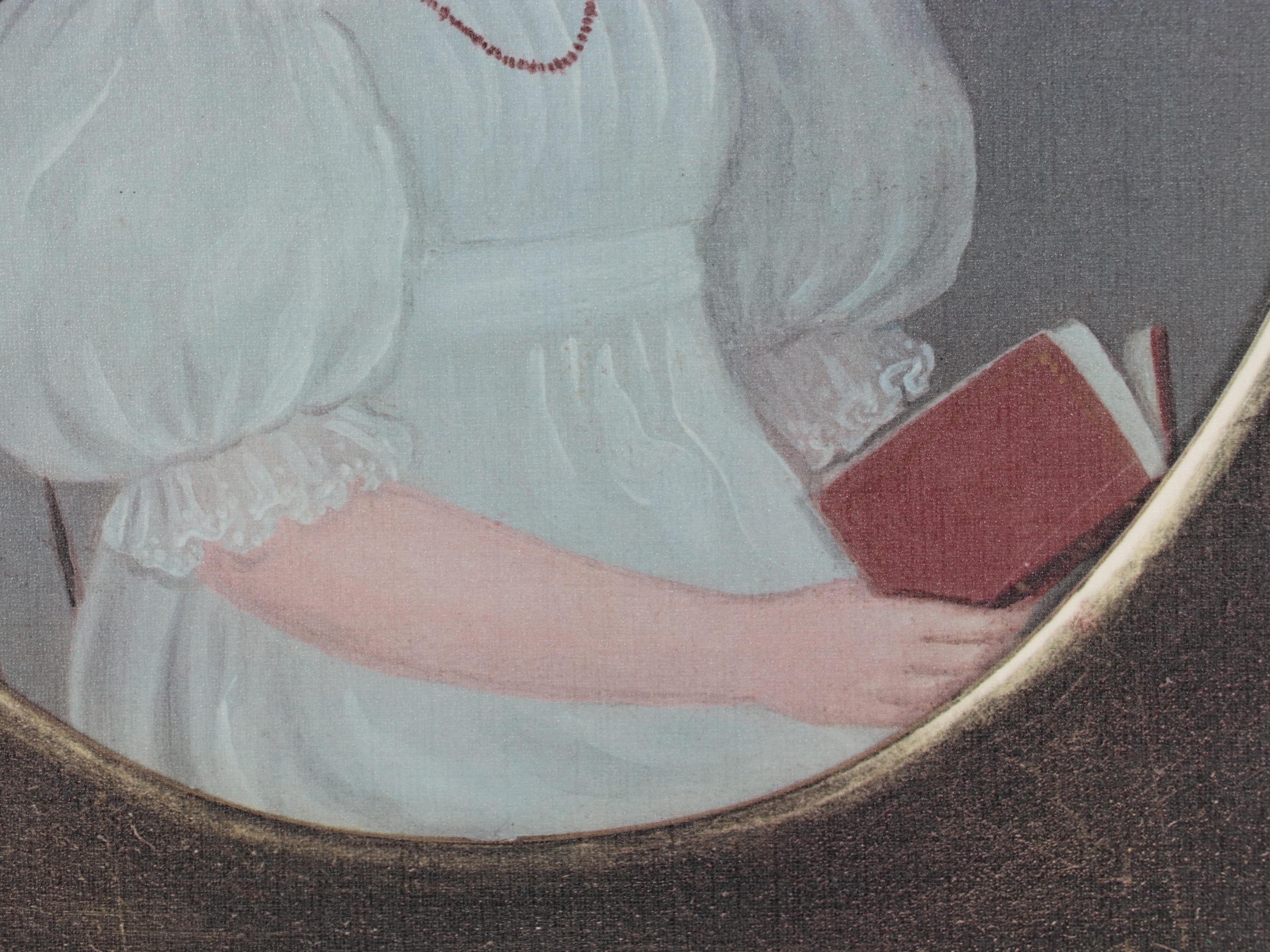 Offset Lithographs After Folk Art Portraits of Children