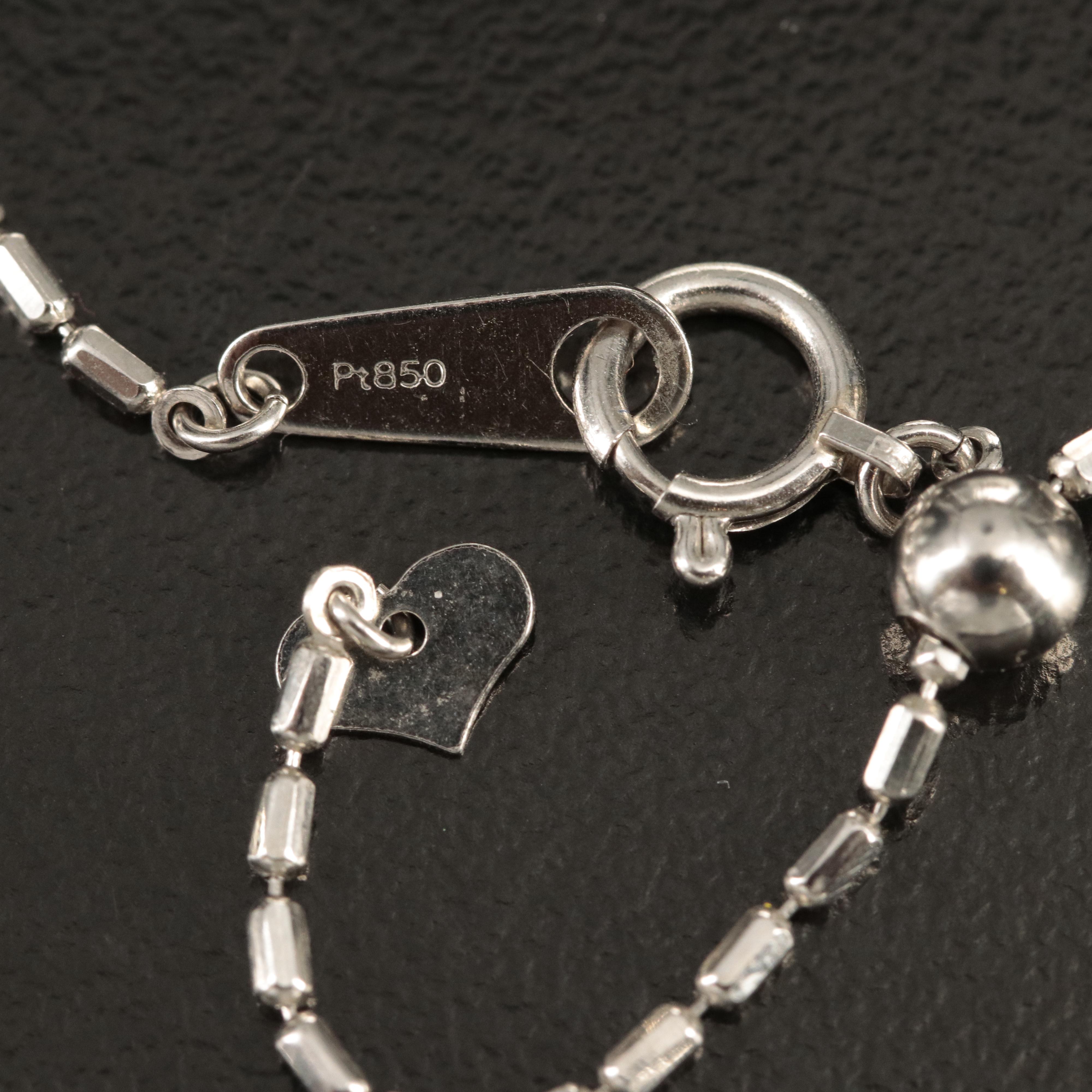 Platinum 29.73 CT Black Opal and Diamond Pendant Necklace with 18K Accents