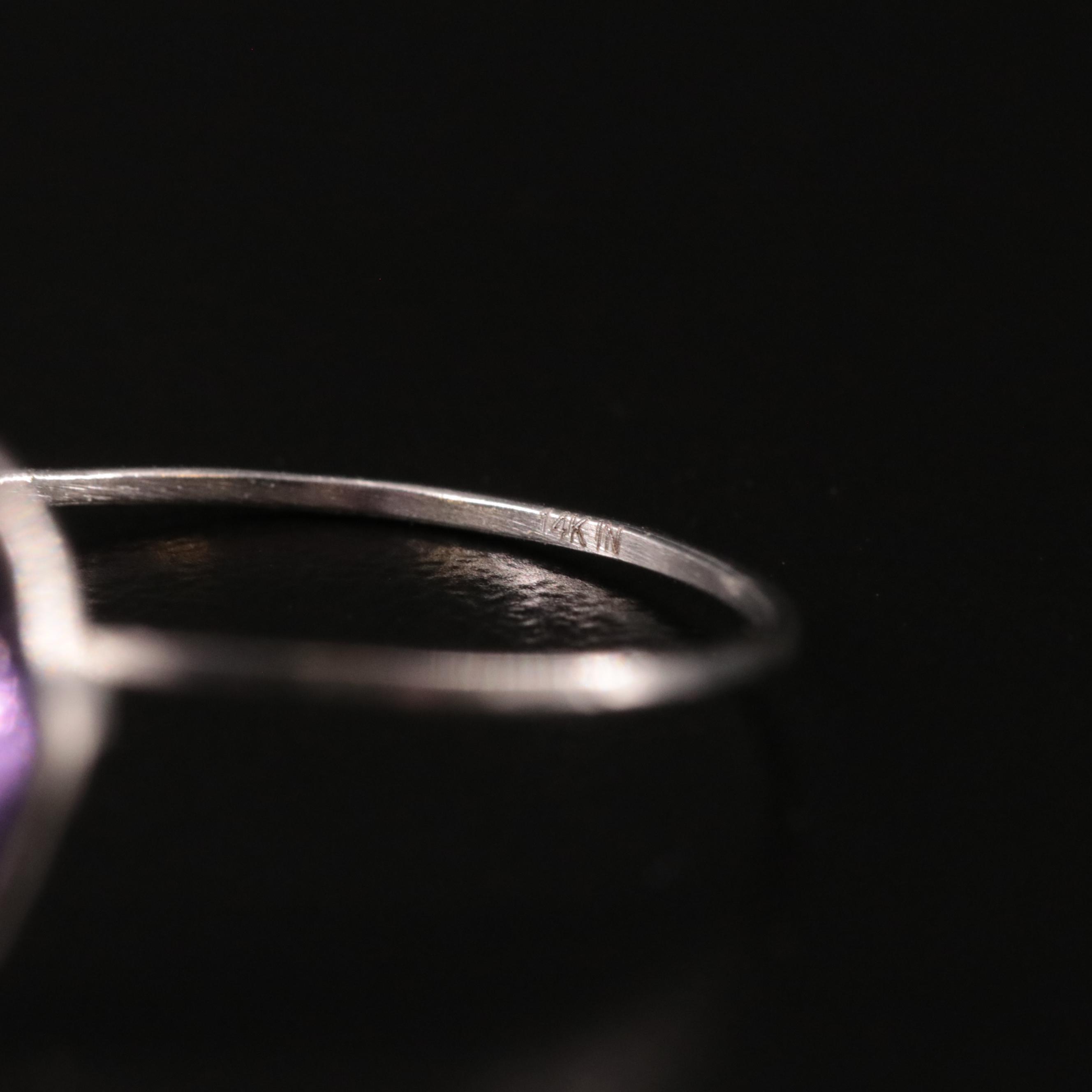 14K Amethyst Ring
