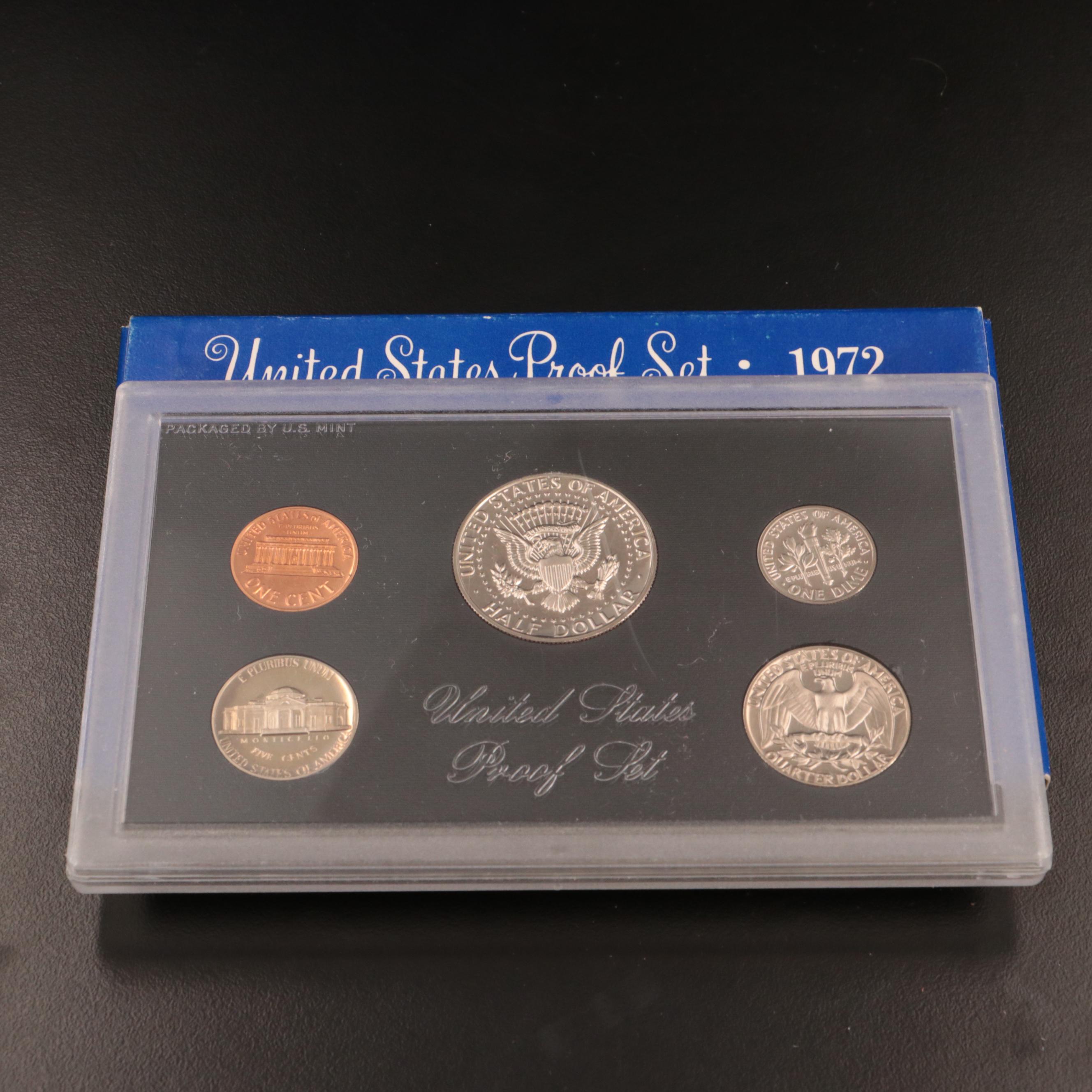 Thirty-Three U.S. Mint Proof Sets, 1970s and 1980s