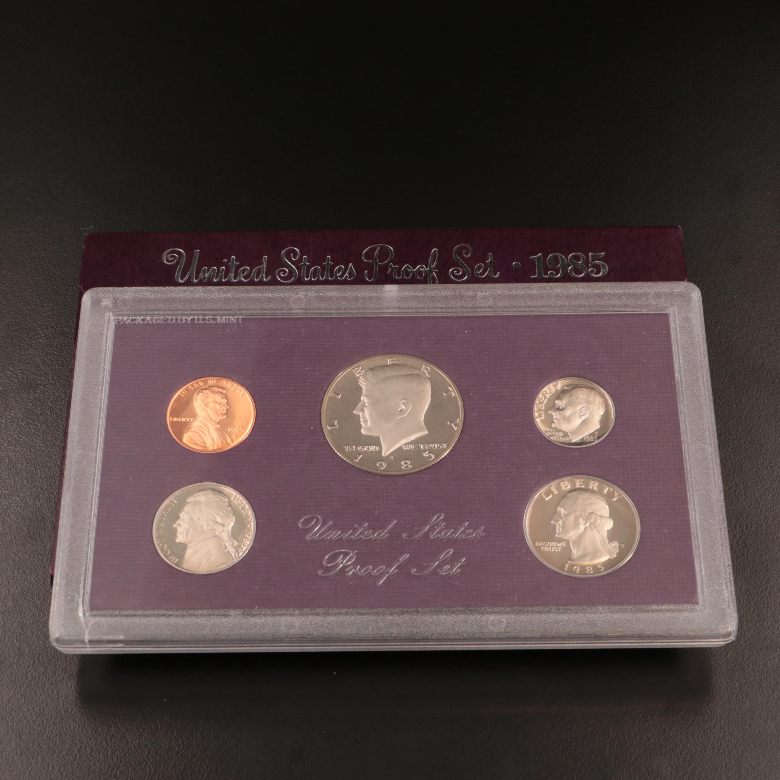 Thirty-Three U.S. Mint Proof Sets, 1970s and 1980s