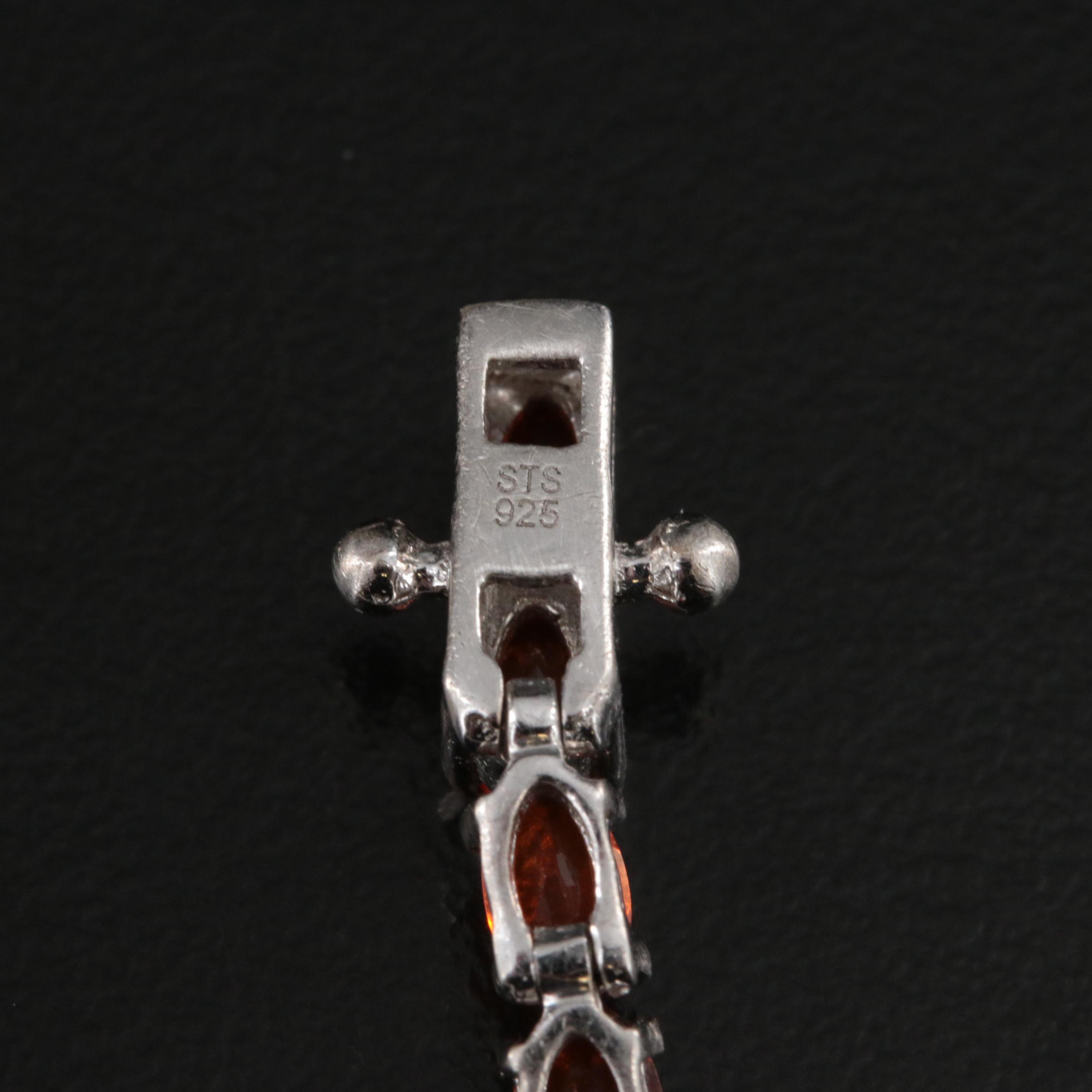 Sterling Necklaces and Bracelets Including Pearl, Fire Opal and Diopside