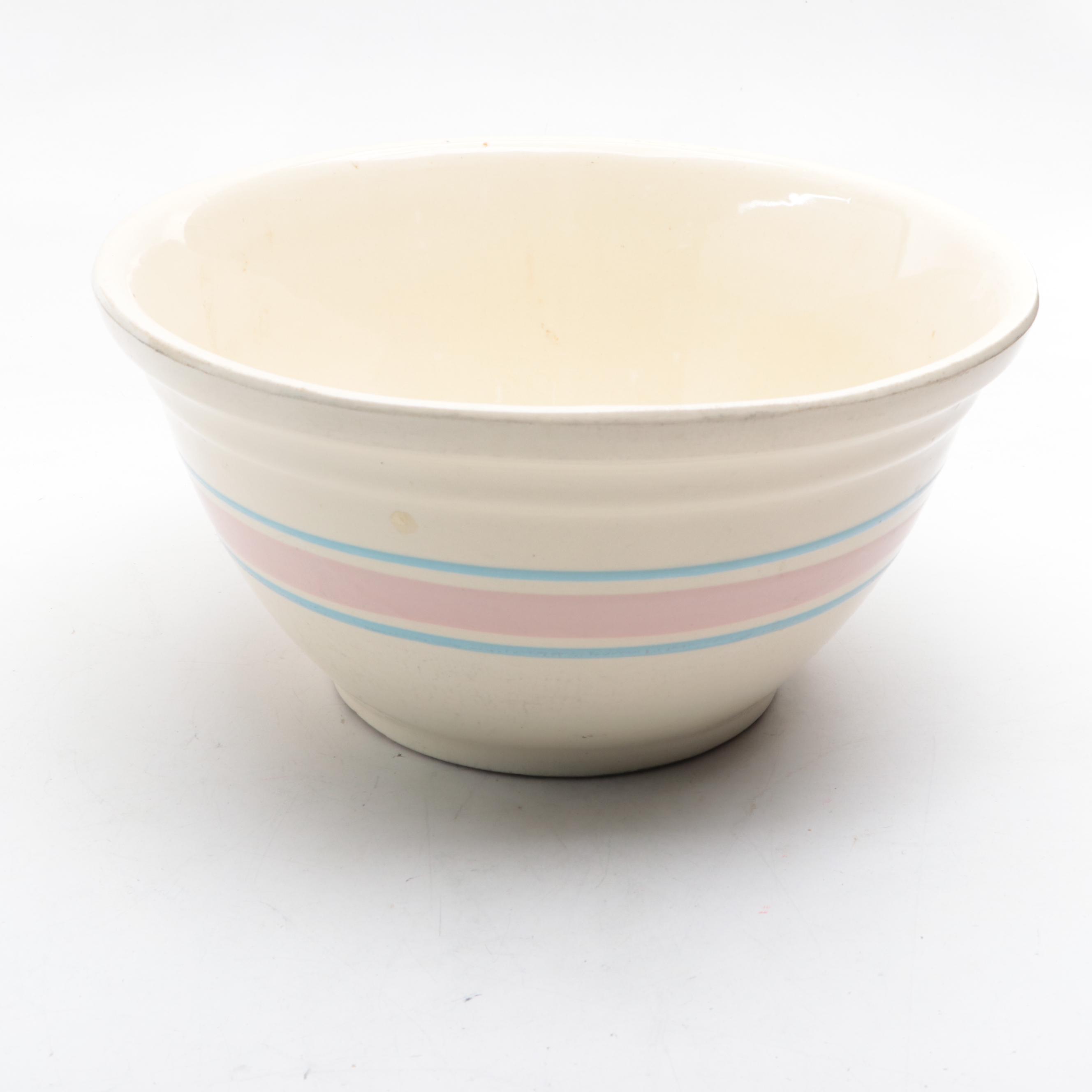 Frankoma Pottery Pitcher with Ransbottom and Other Mixing Bowls