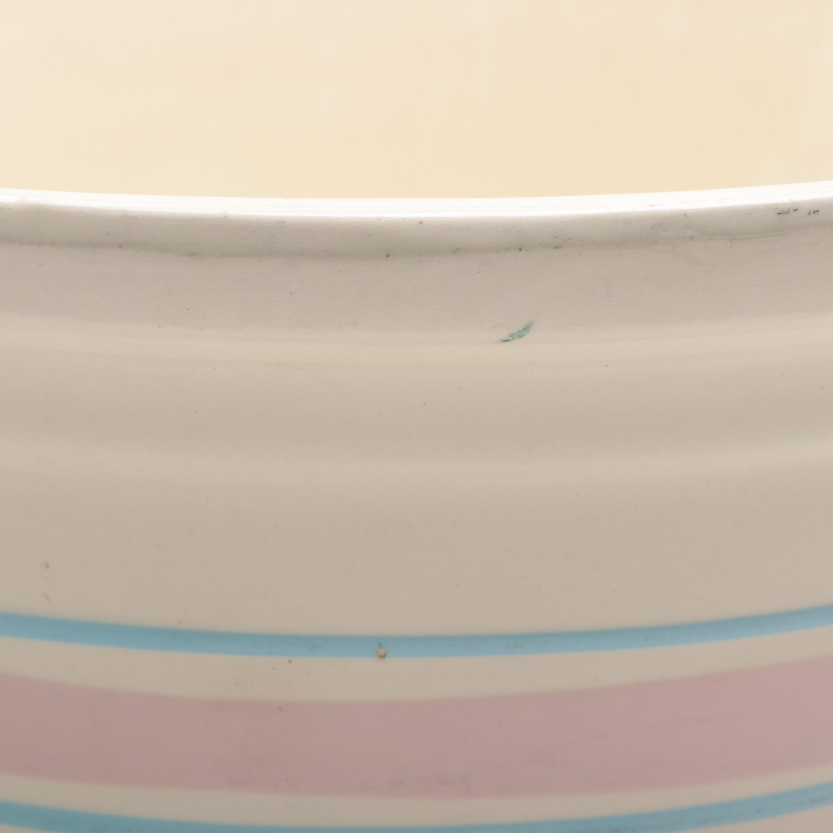 Frankoma Pottery Pitcher with Ransbottom and Other Mixing Bowls