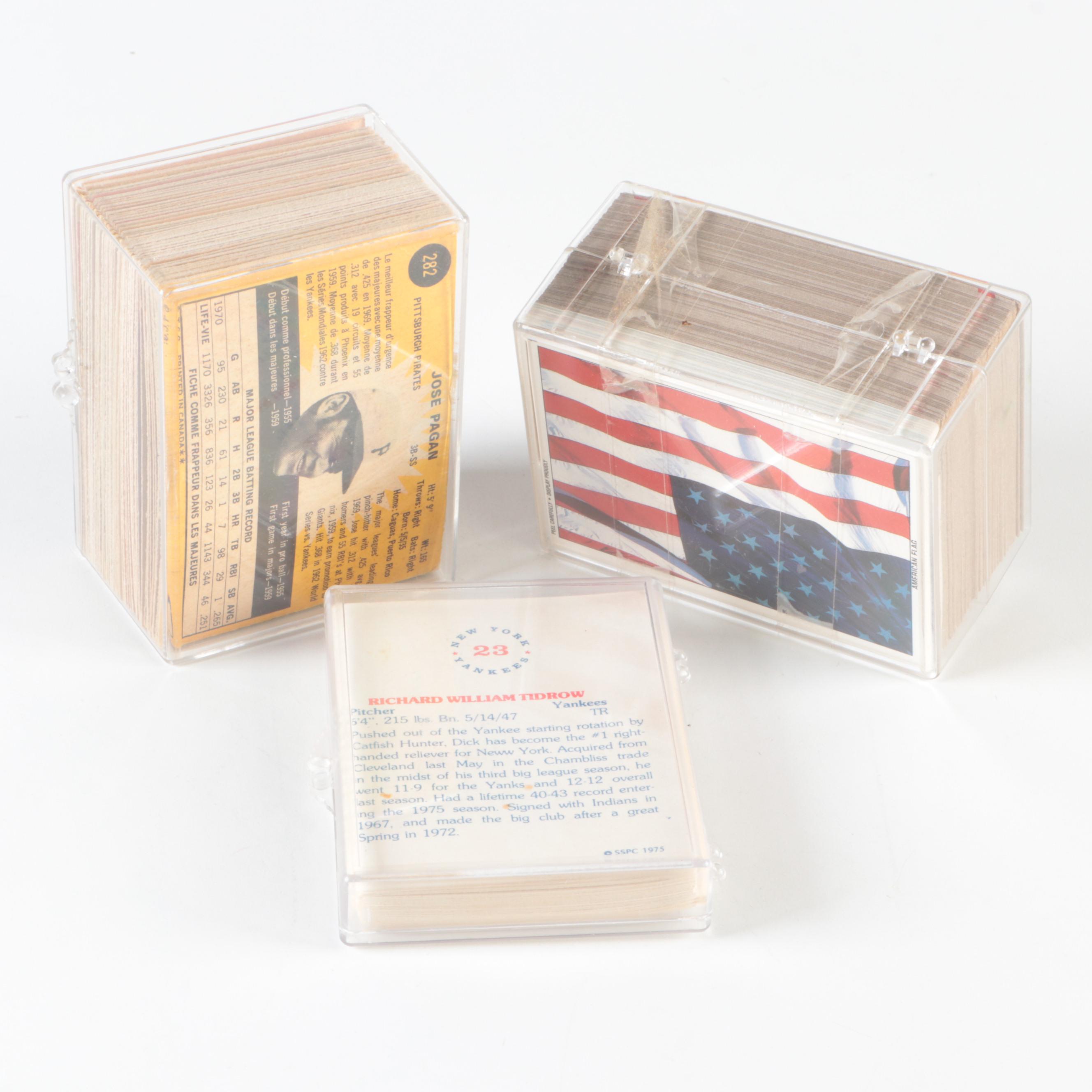 Topps and More Baseball, Non Sports Cards with HOF, Presidents, 1960s–2000s