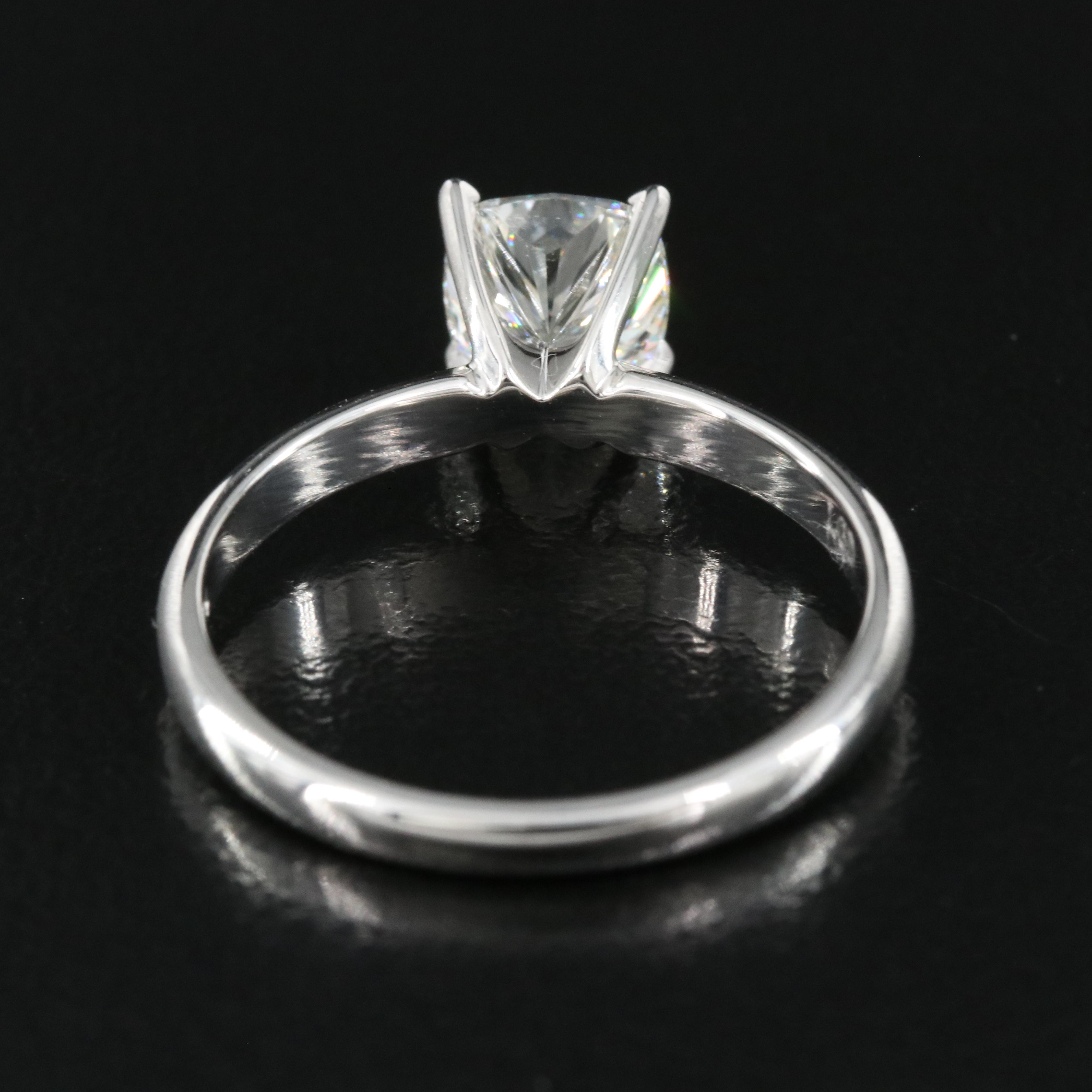 14K 1.30 CT Lab Grown Diamond Solitaire Ring
