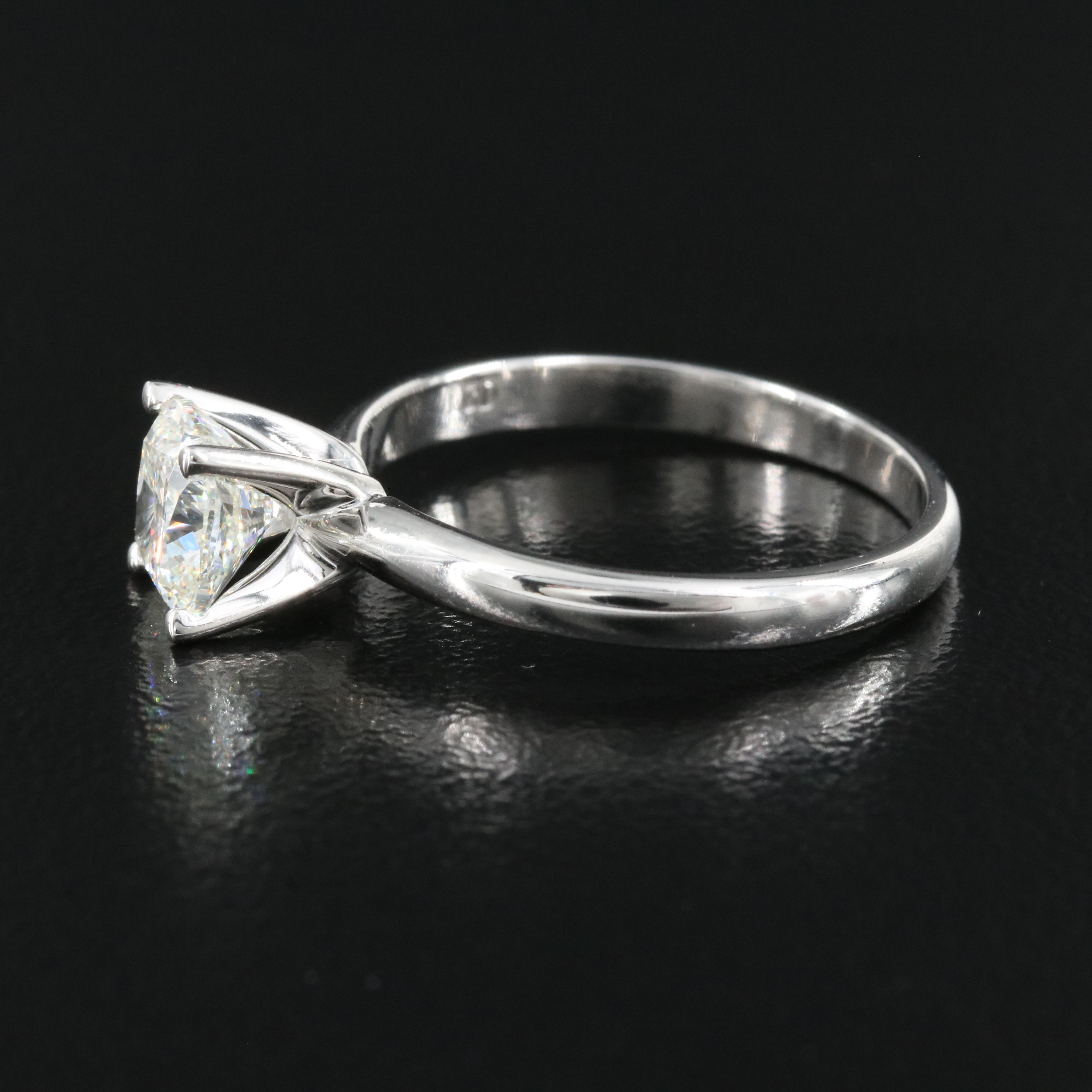 14K 1.30 CT Lab Grown Diamond Solitaire Ring