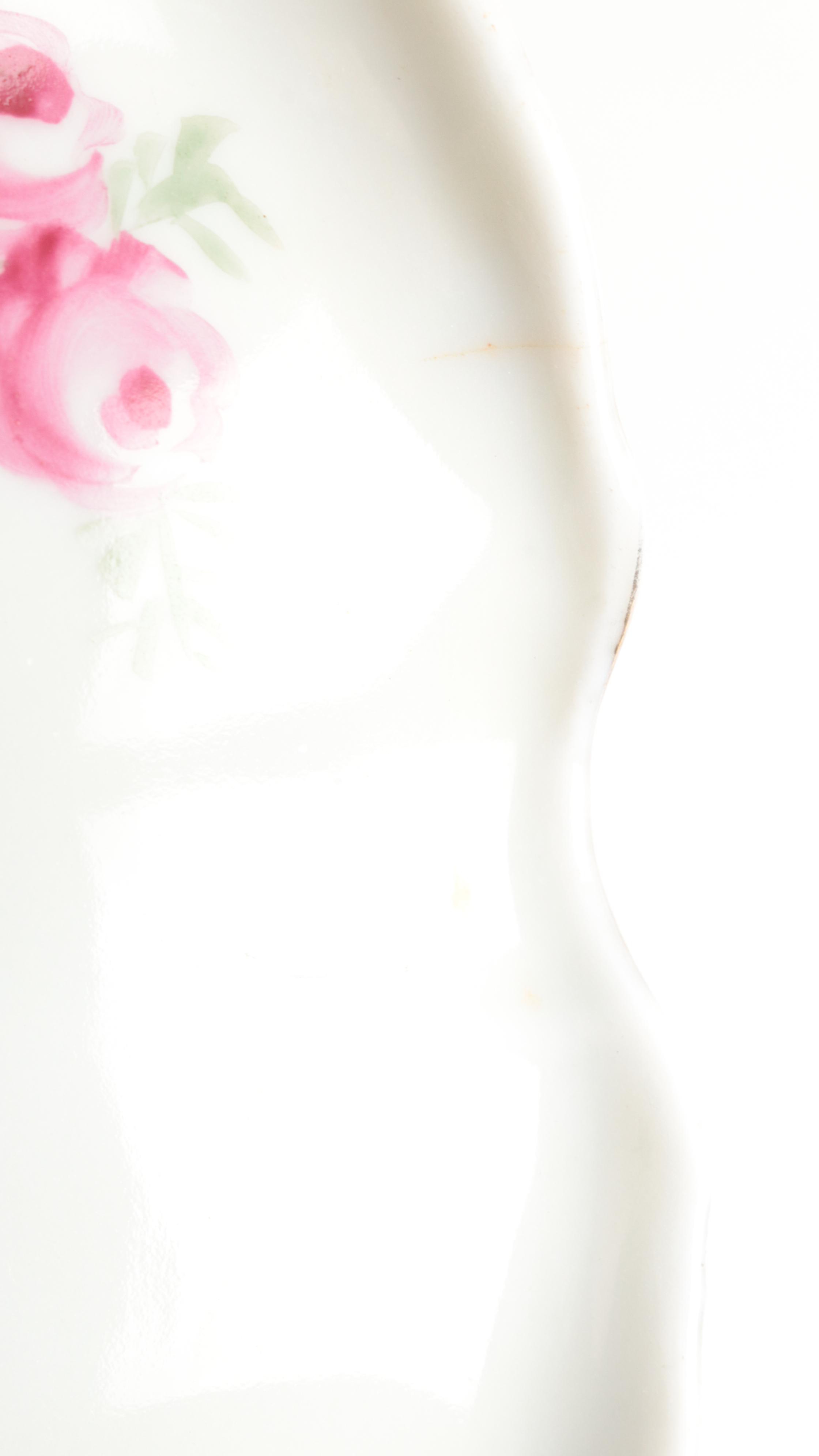 Royal Kinran and Other Nippon Floral Painted Porcelain Bowls