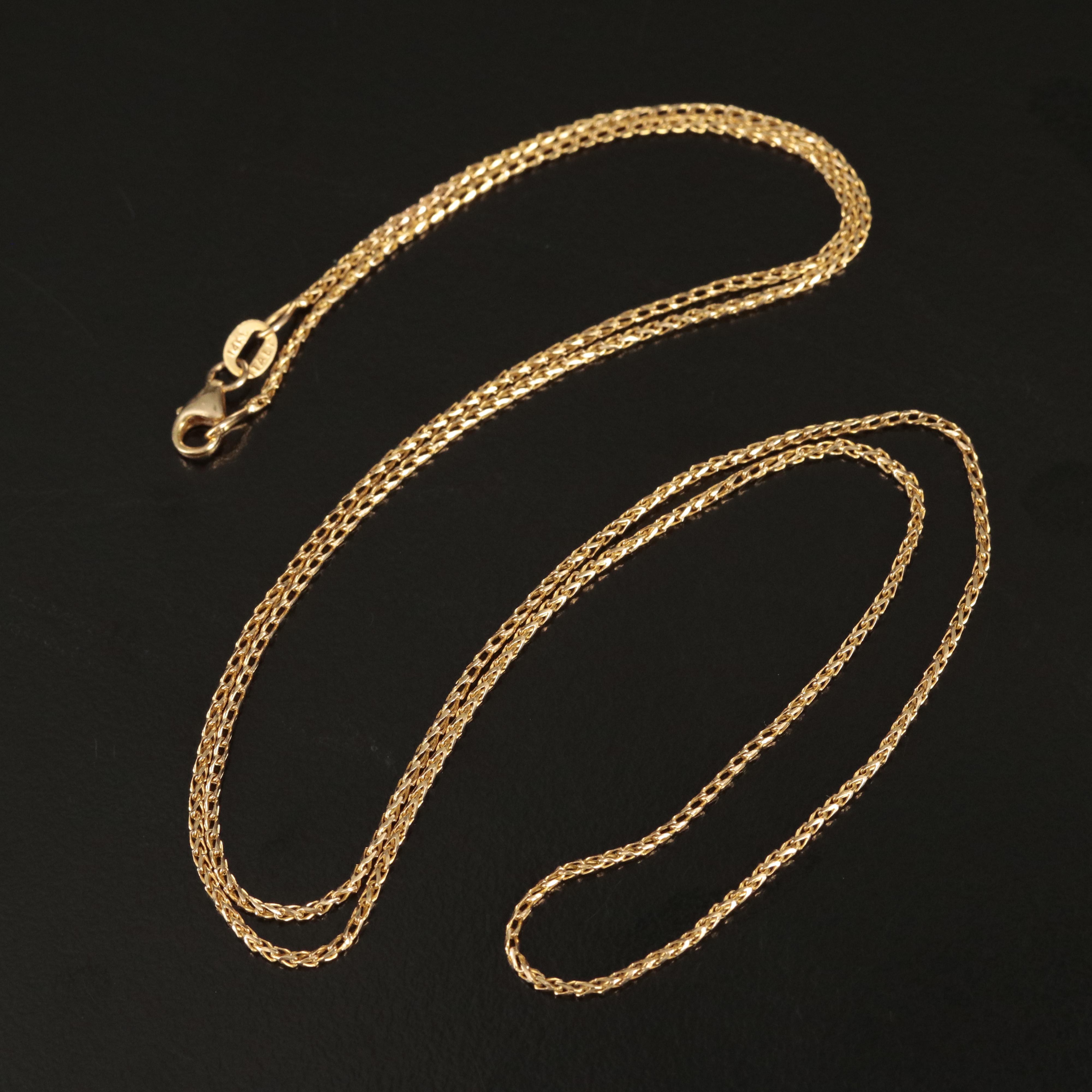 Italian 14K Fancy Link Necklace