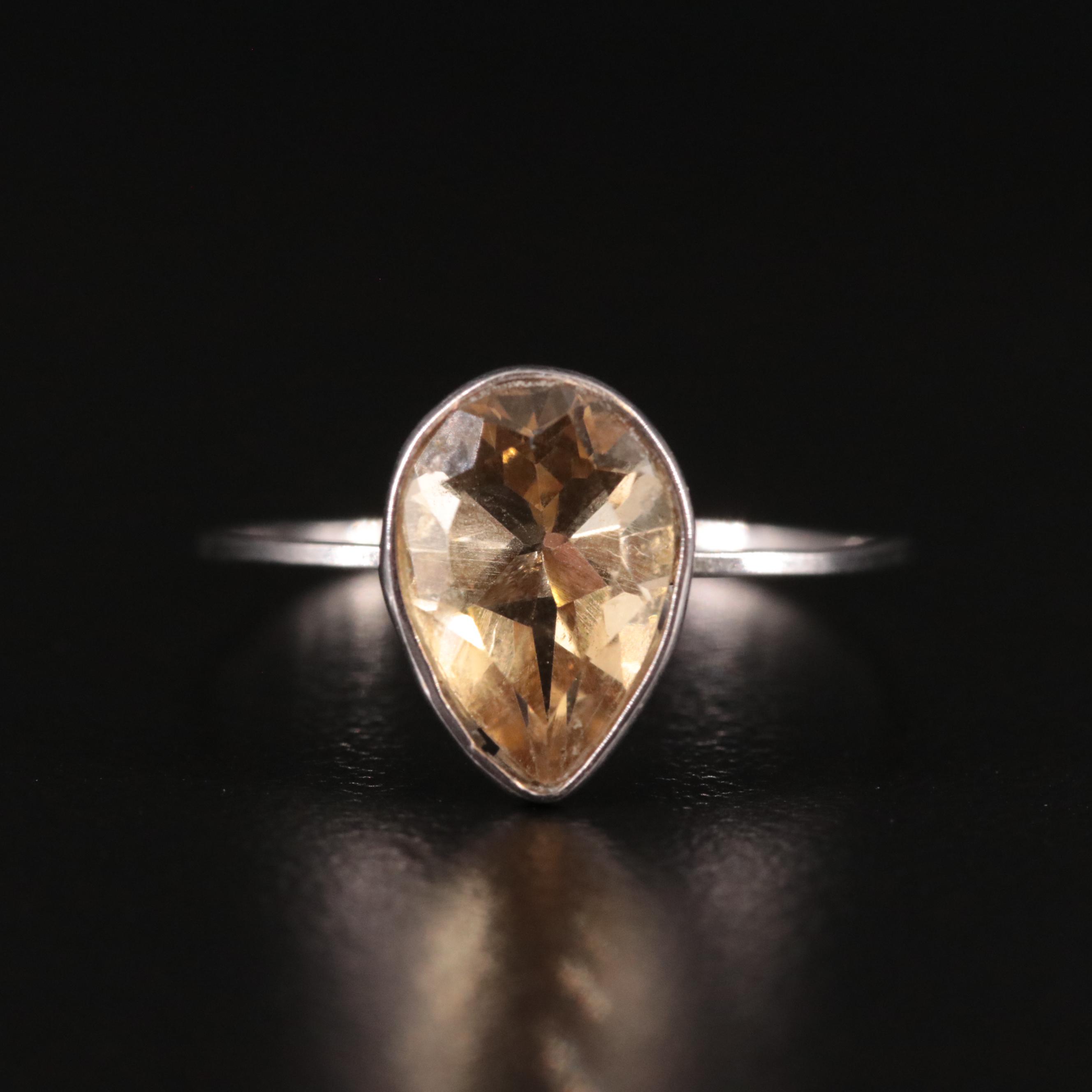 14K Citrine Ring