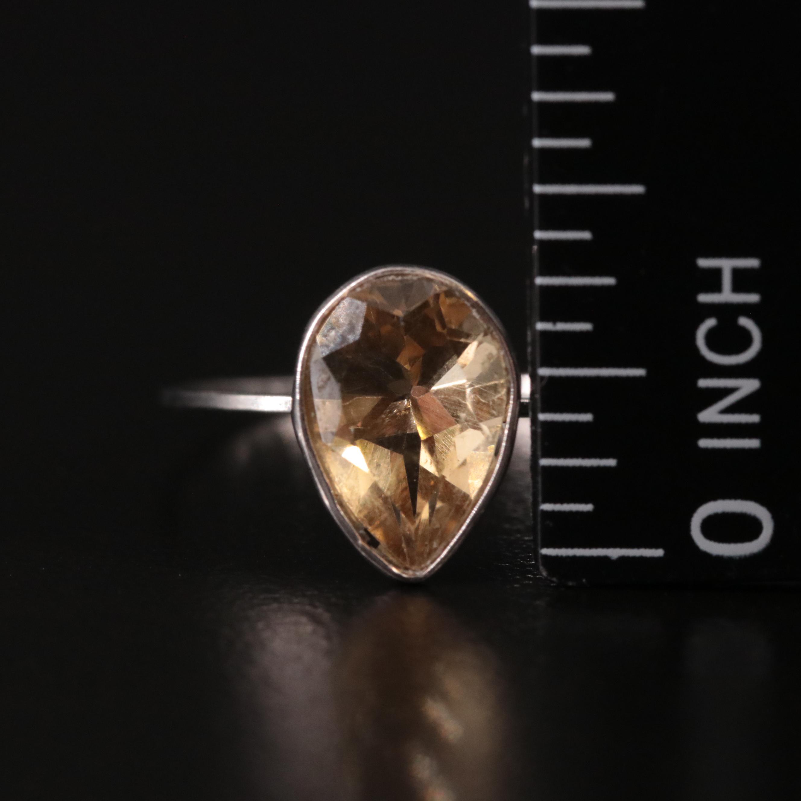14K Citrine Ring