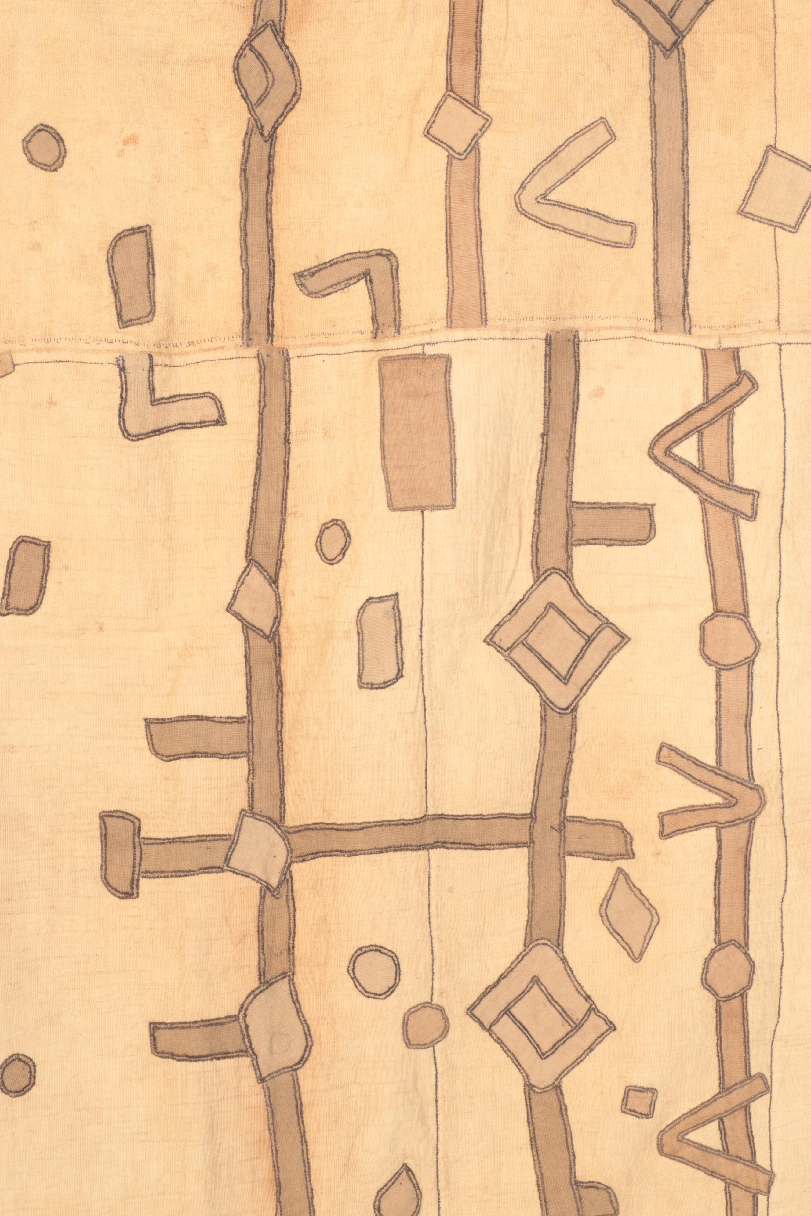 Kuba Woven Raffia Cloth Skirt Fragments